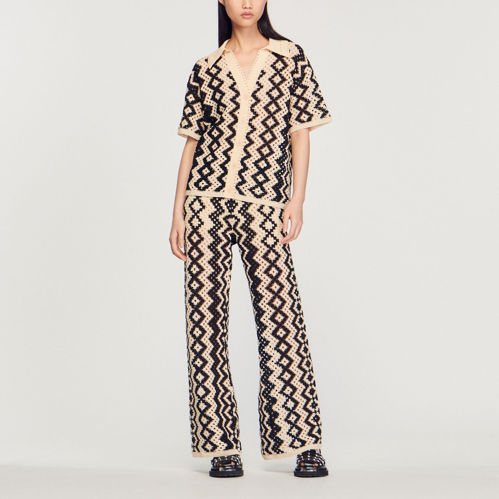 Top en crochet Sandro seconde main