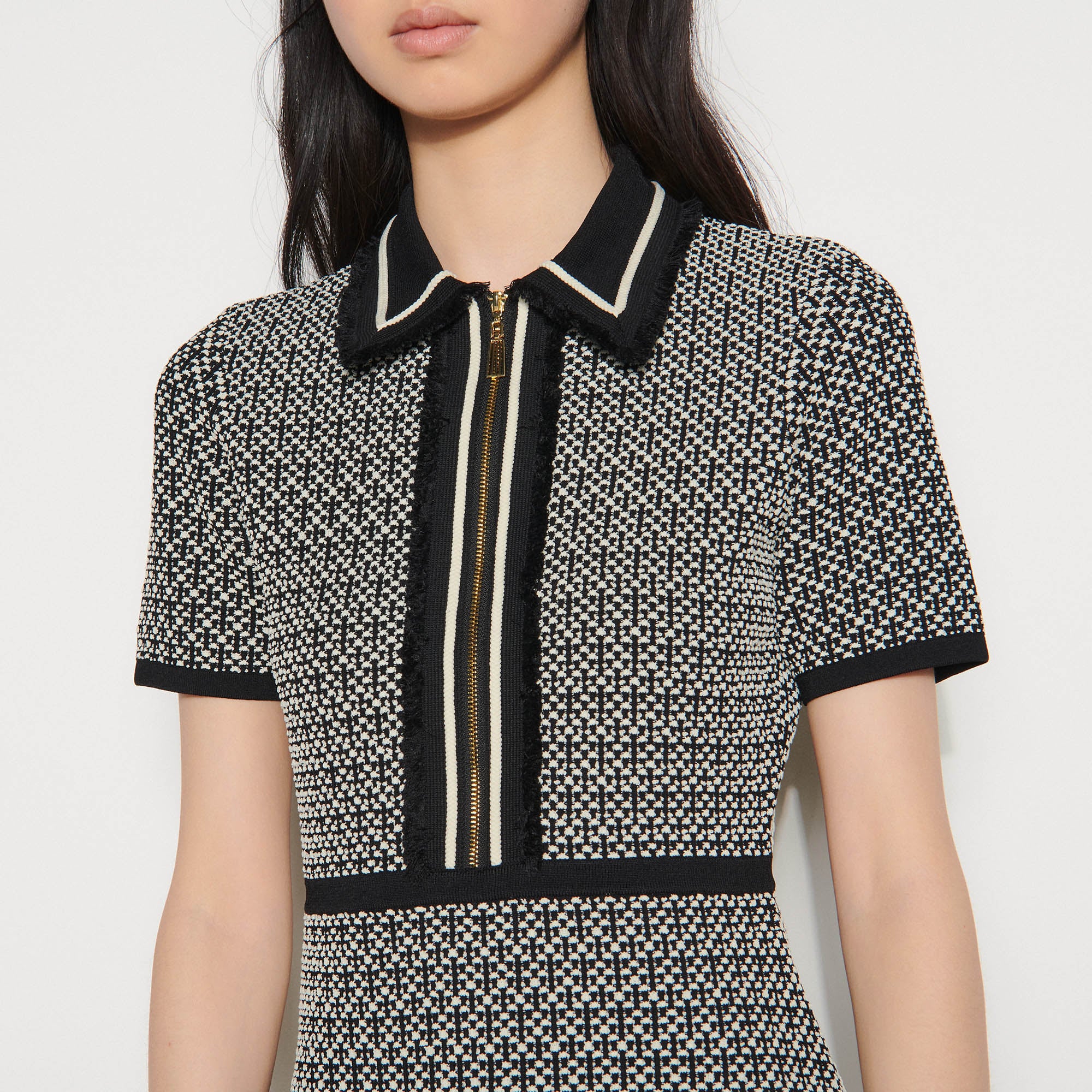 Robe courte en Maille Sandro seconde main