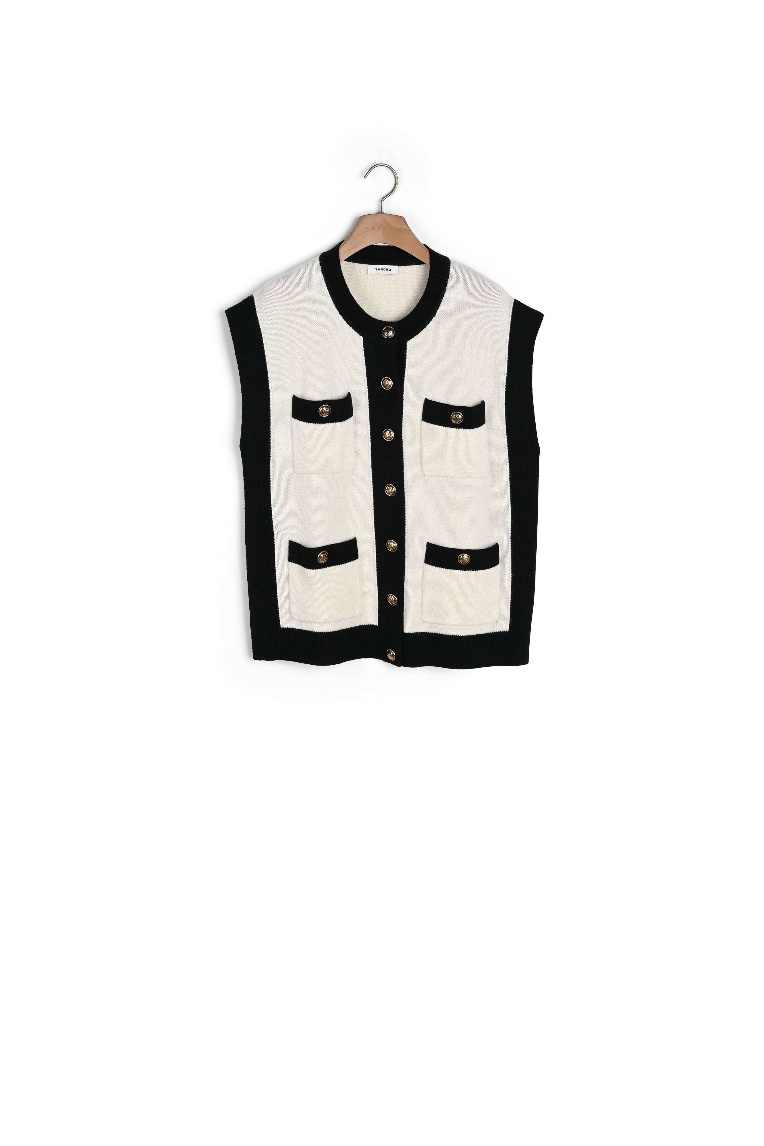 Cardicoat large sans manches Sandro seconde main