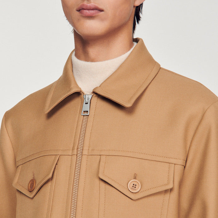 Blouson à fermeture zippée Sandro seconde main