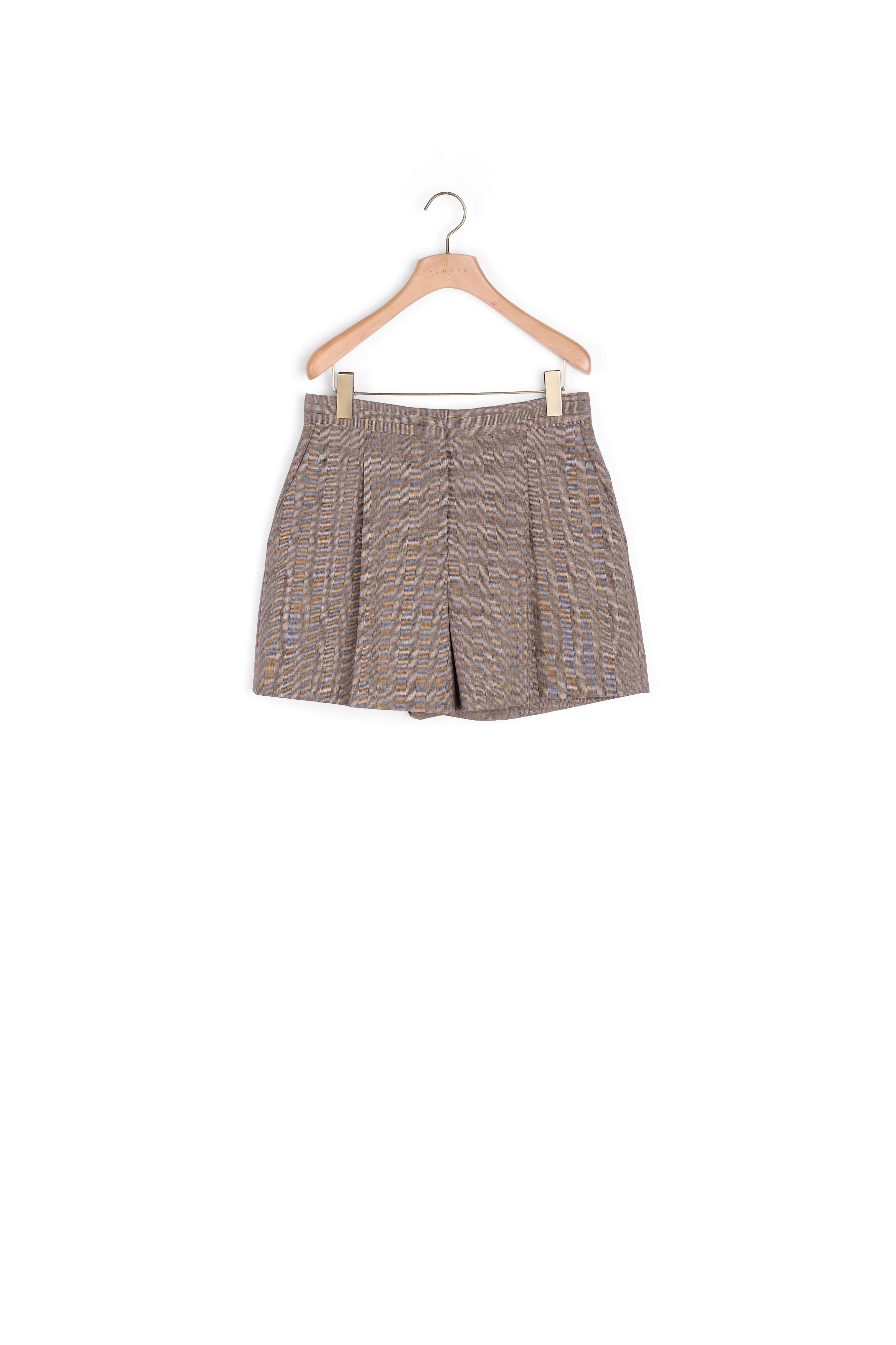 Short à carreaux Sandro seconde main