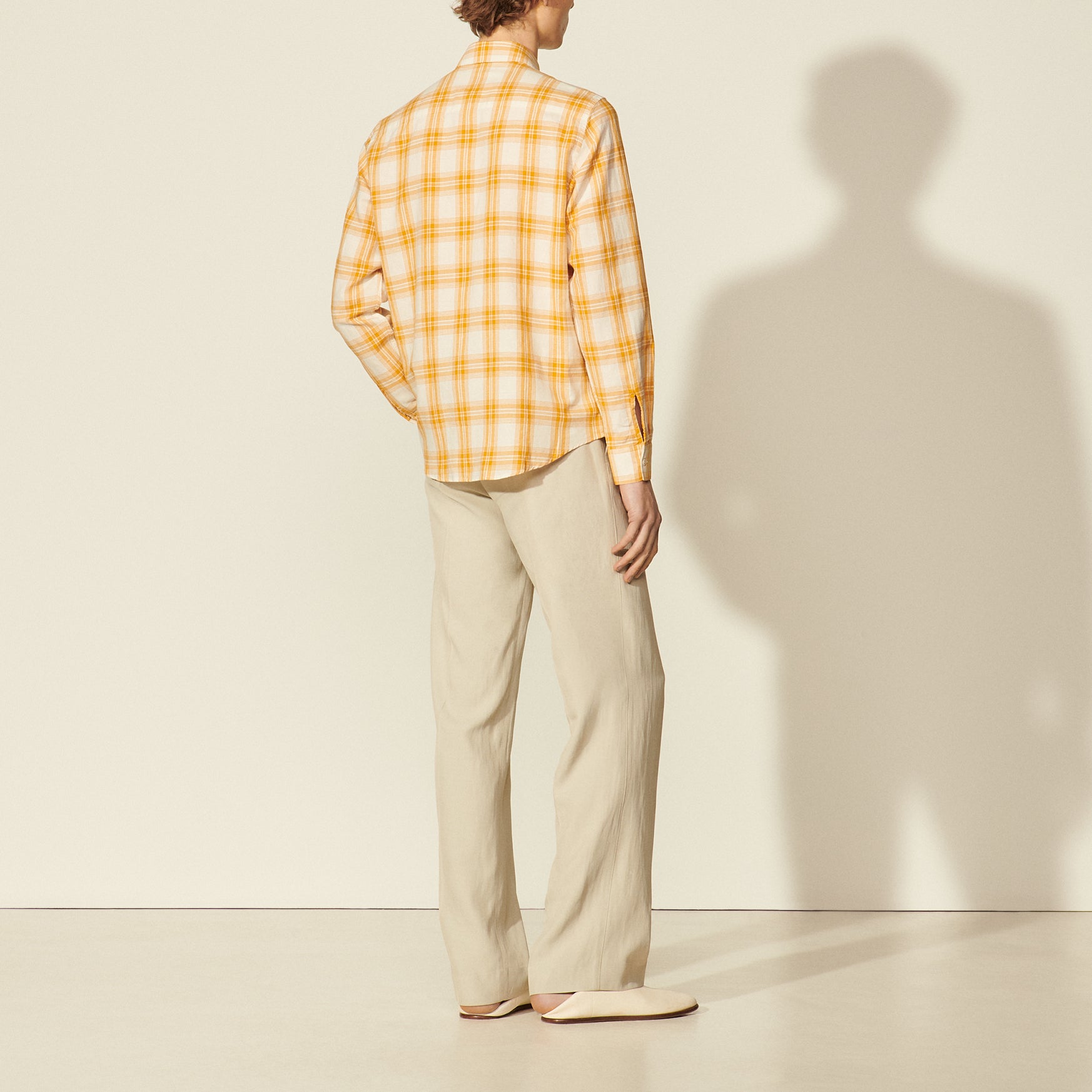 Chemise en coton à carreaux Sandro seconde main