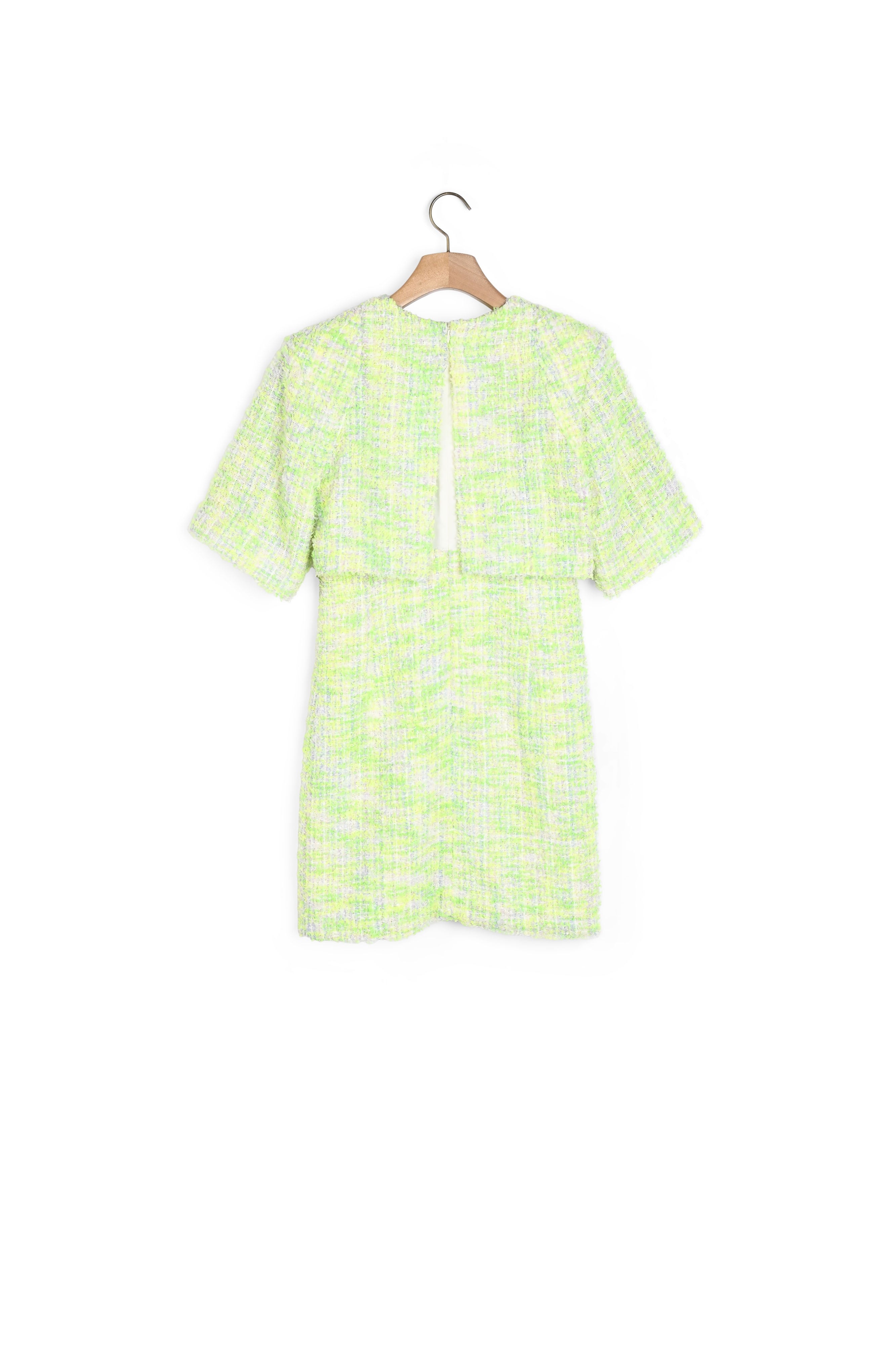 Robe courte en tweed Sandro seconde main