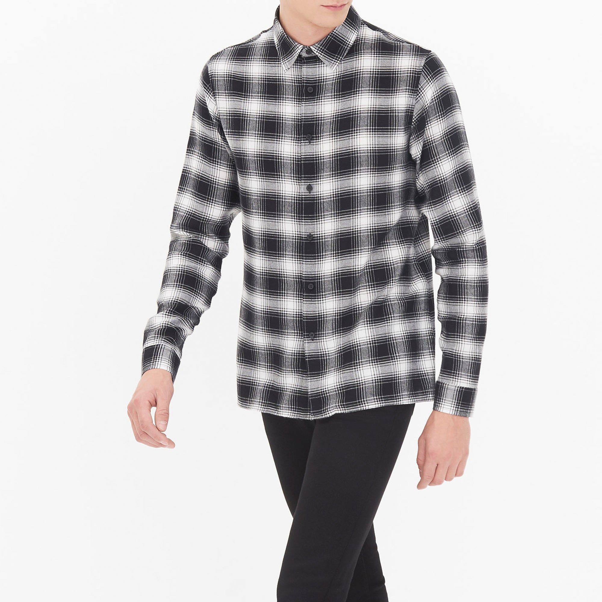 Chemise NOIR/BLANC Sandro seconde main