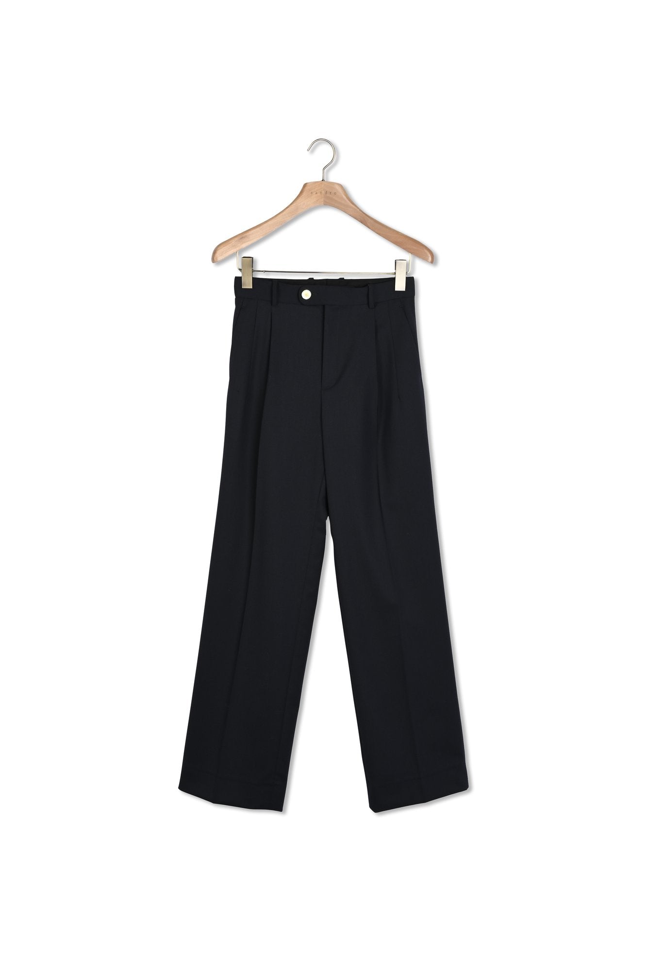 Pantalon en laine Sandro seconde main