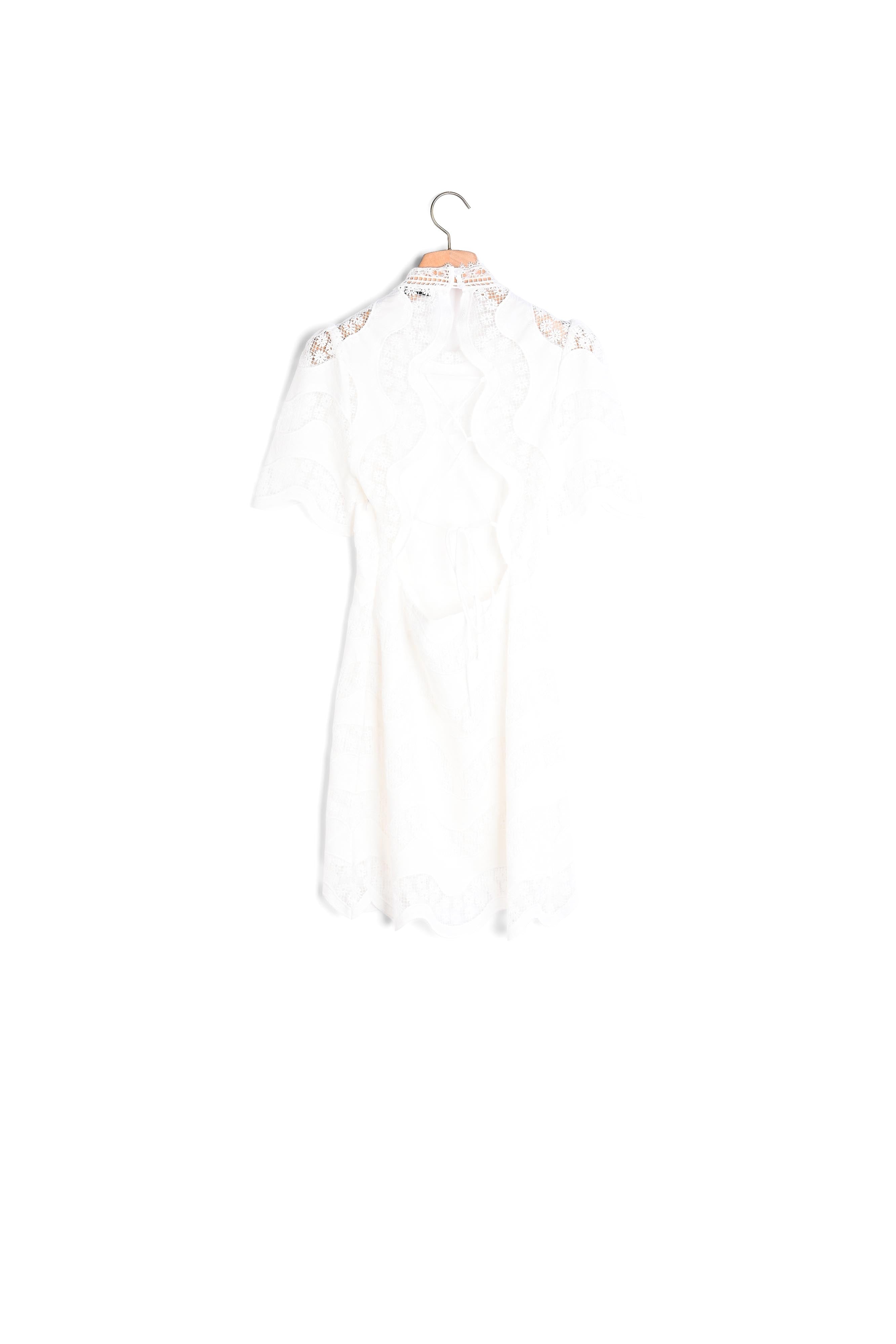 Robe courte en guipure Sandro seconde main