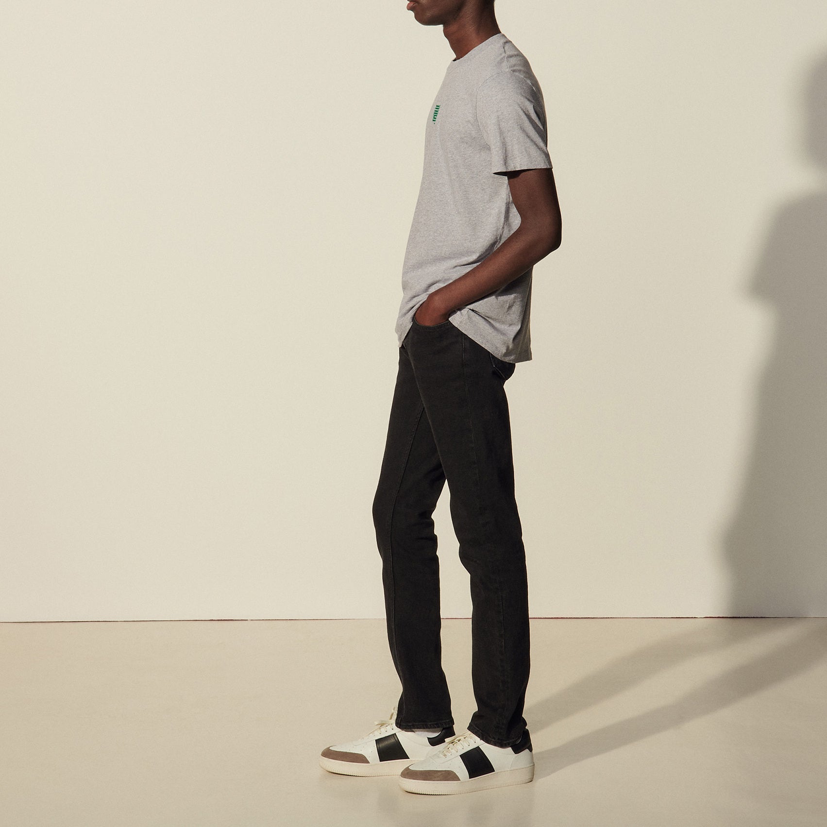 T-shirt en coton avec flocage Sandro seconde main