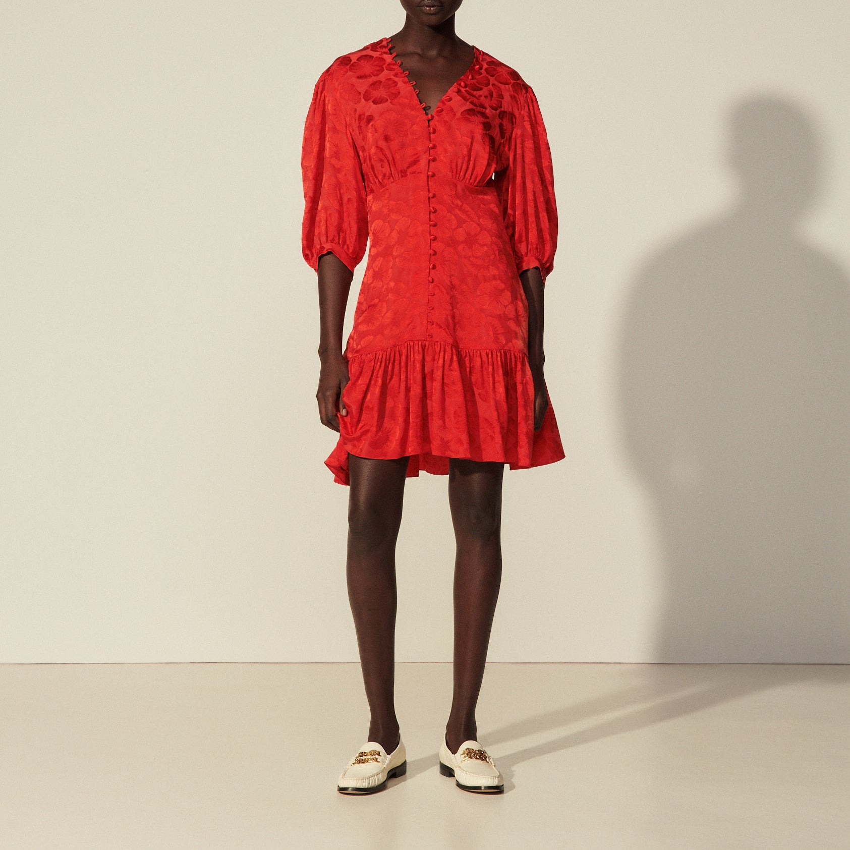 Robe courte fluide Sandro seconde main