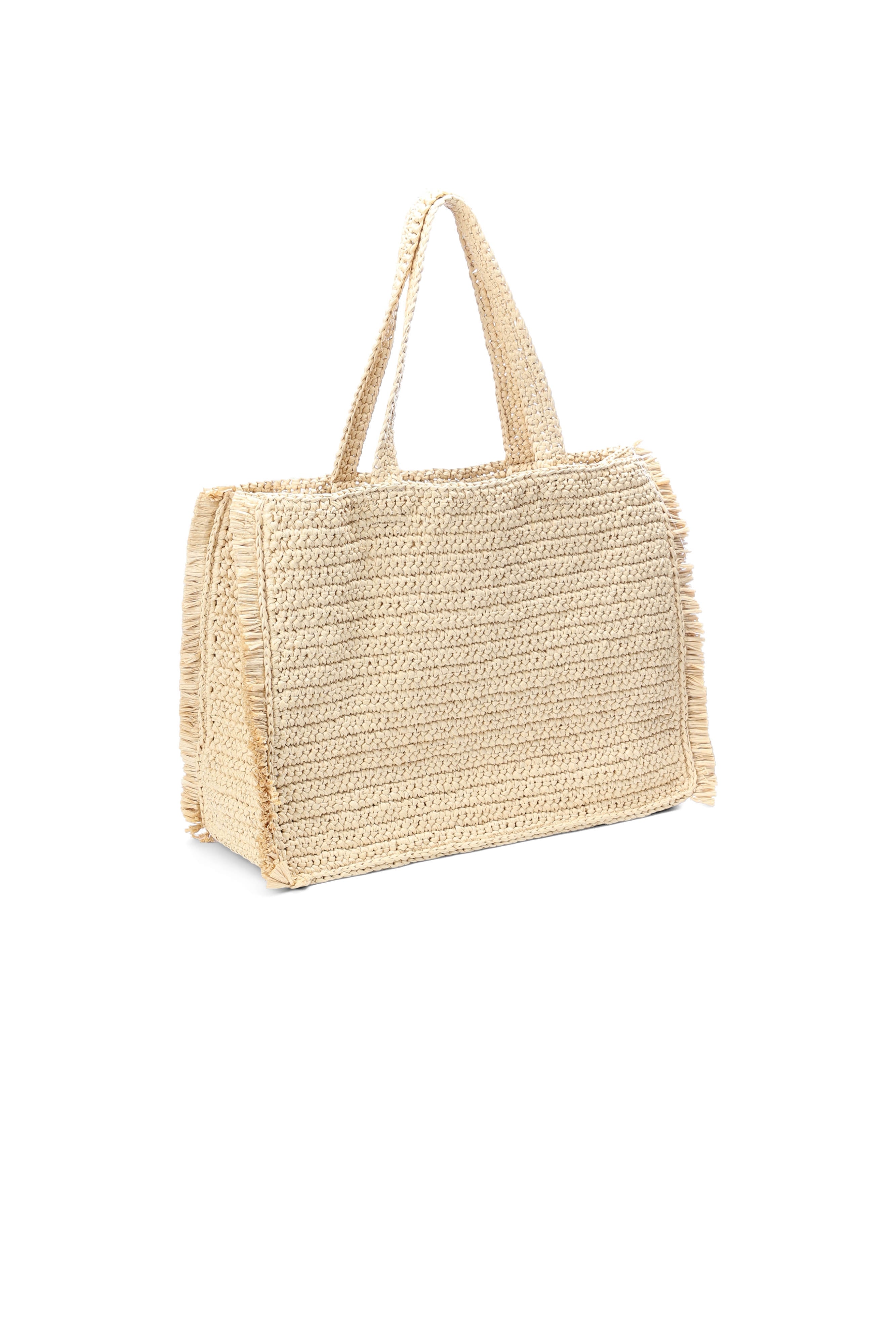 Cabas Kasbah en raphia Sandro seconde main