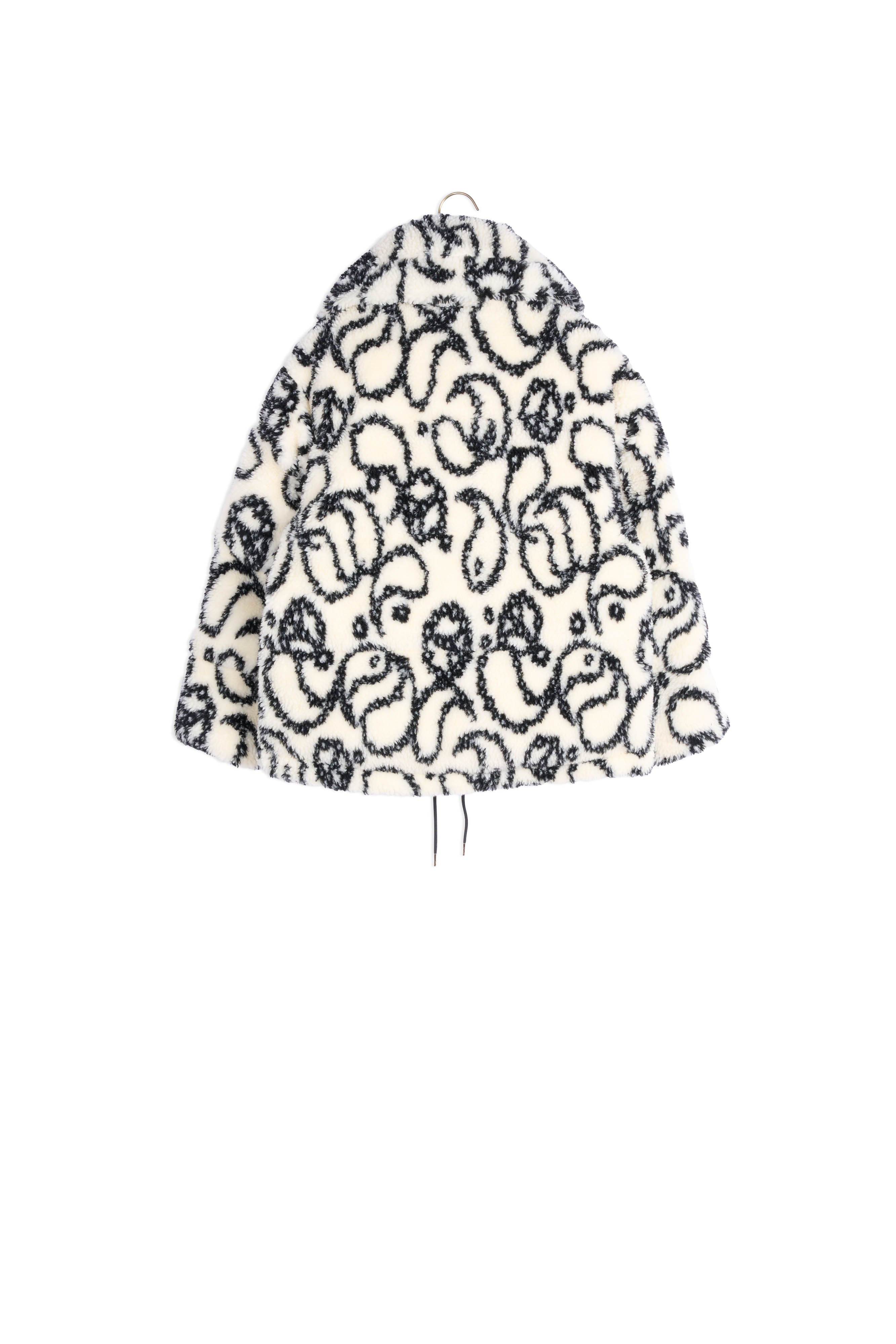 Doudoune oversize en fausse fourrure Sandro seconde main