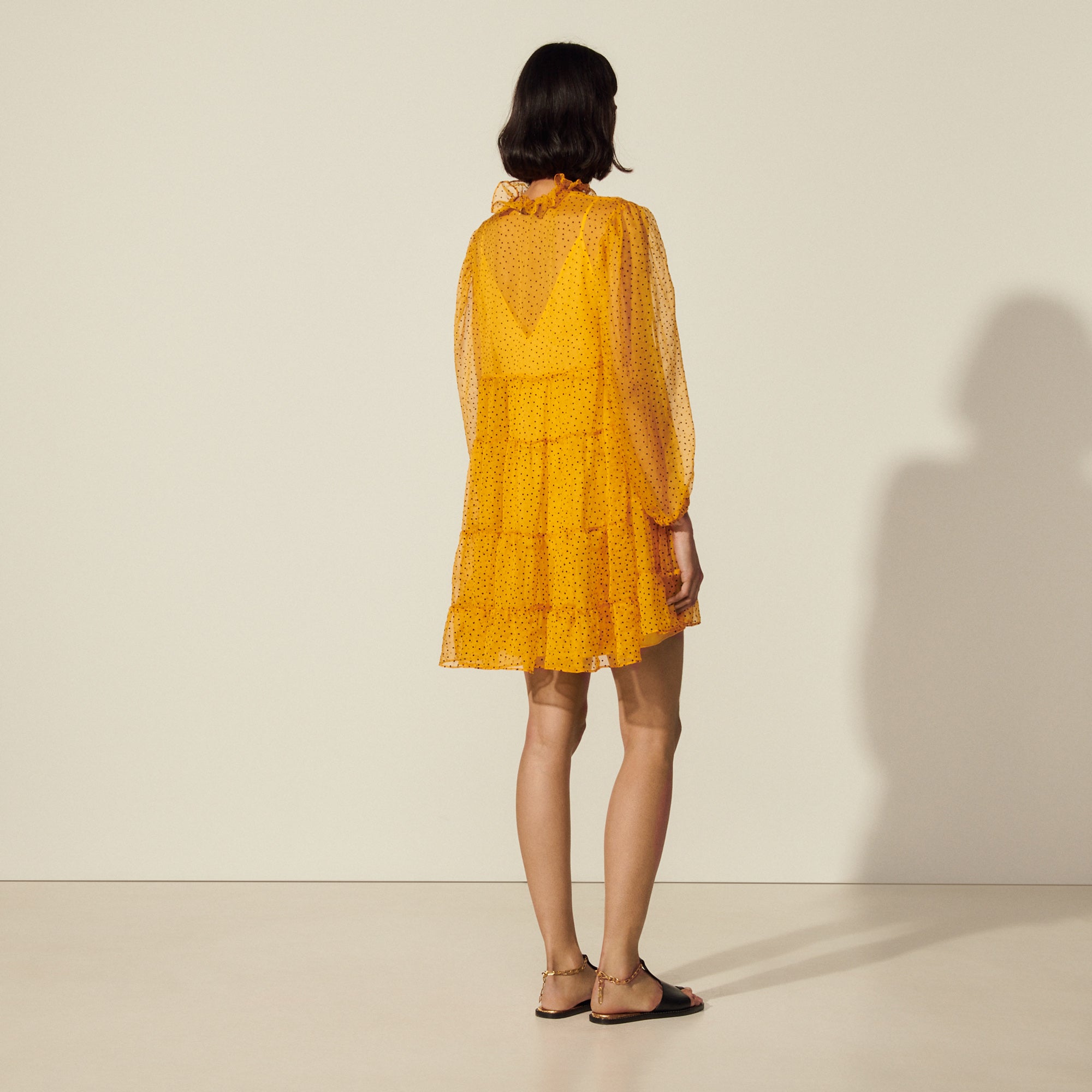 Robe courte en plumetis Sandro seconde main