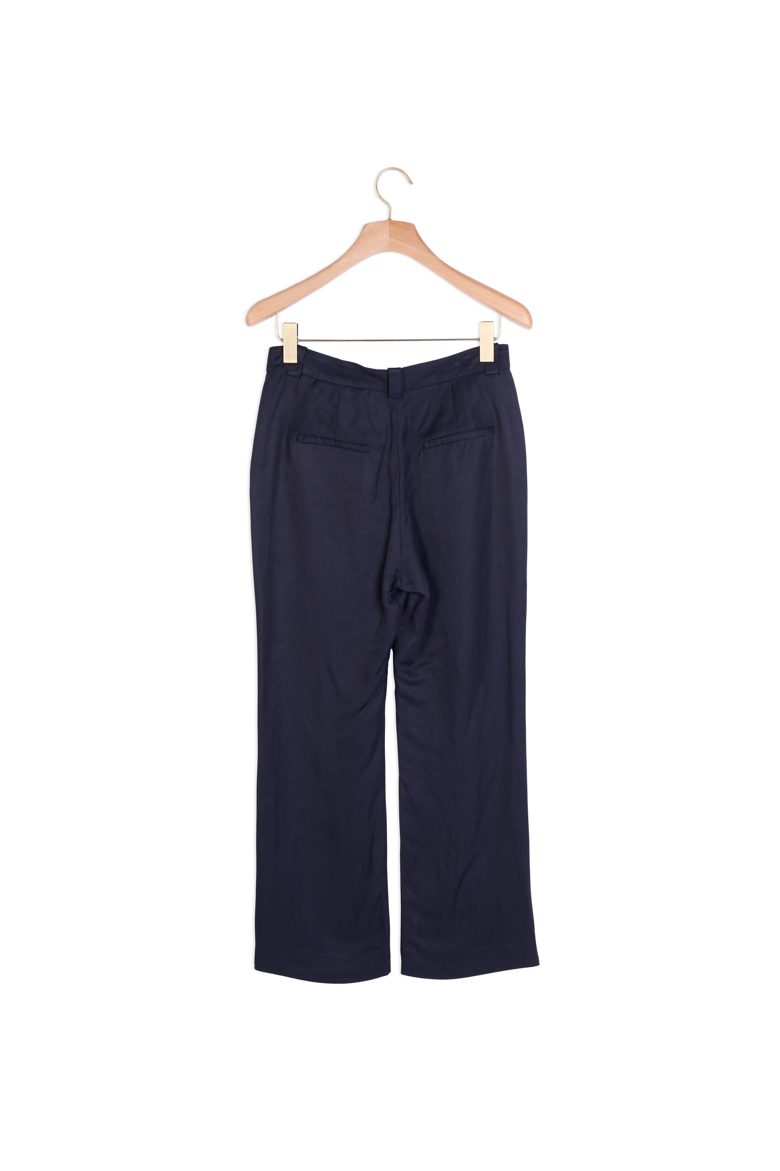 Pantalon droit à plis marqués Sandro seconde main