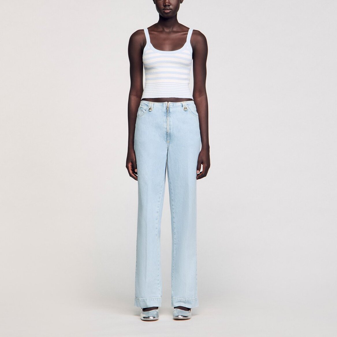 Jean large délavé Sandro seconde main