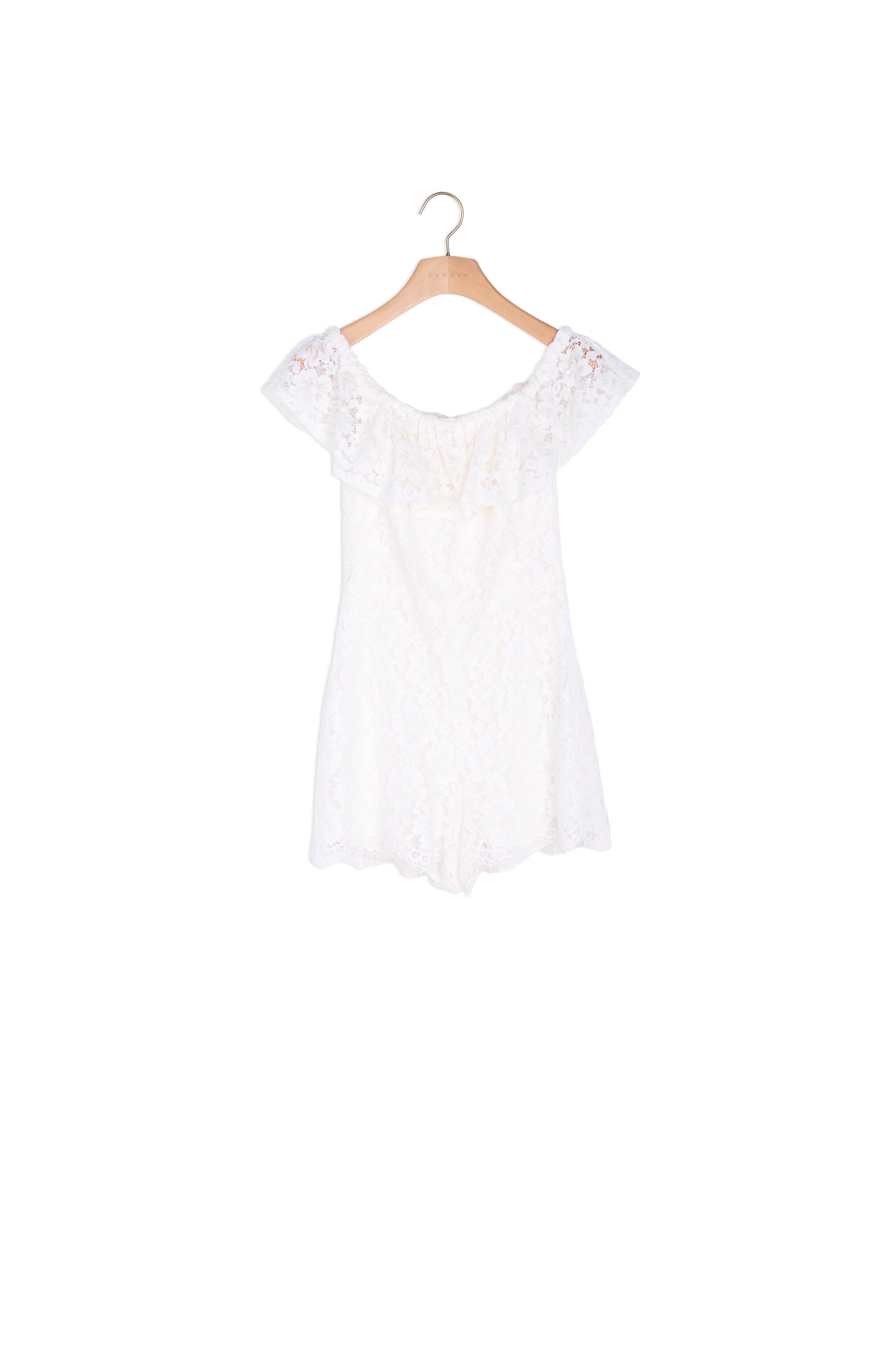 Short Blanc Sandro seconde main