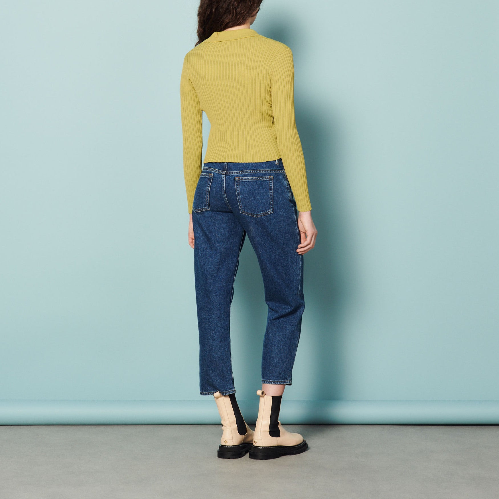 Cardigan à côtes Sandro seconde main