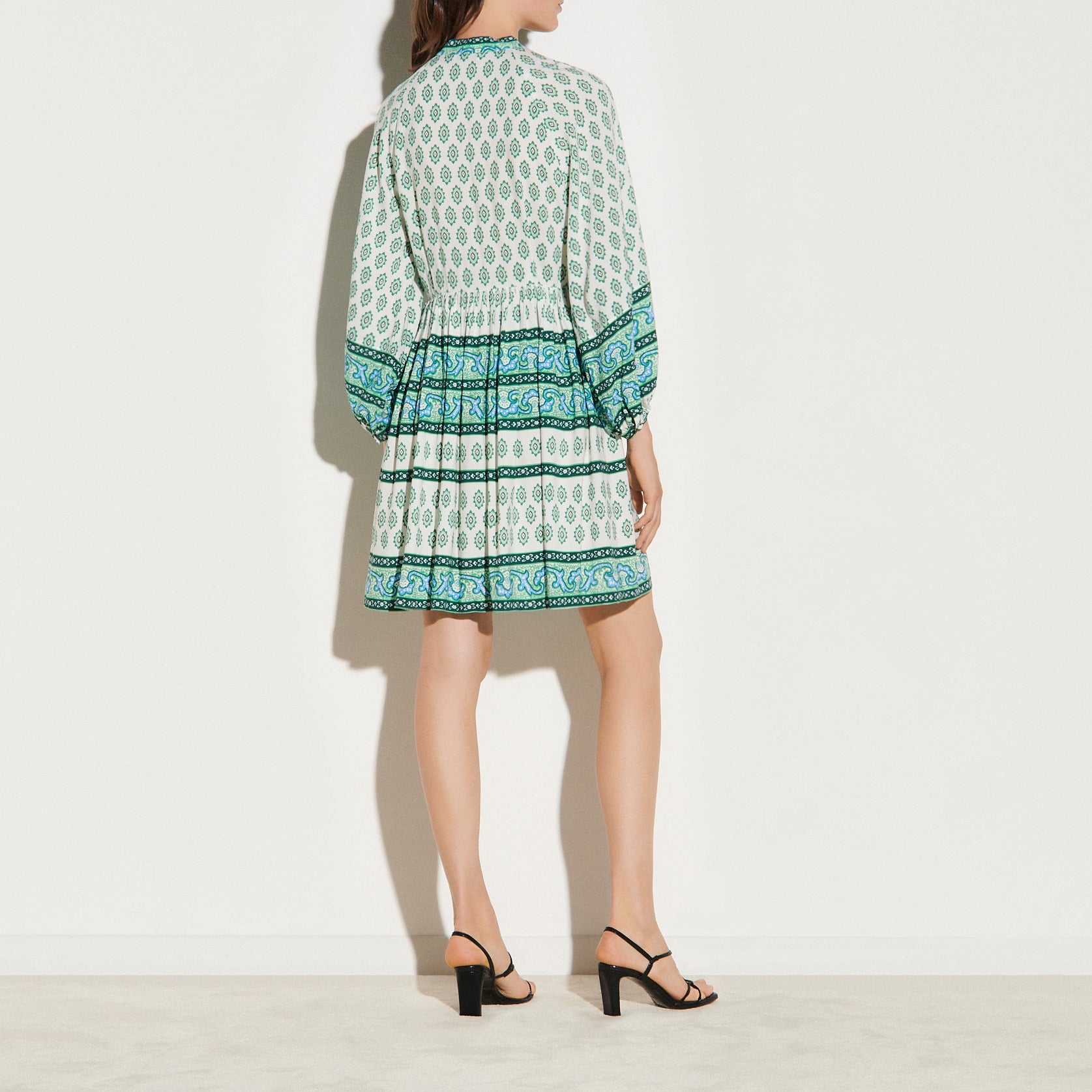 Robe Chemise imprimée courte Sandro seconde main