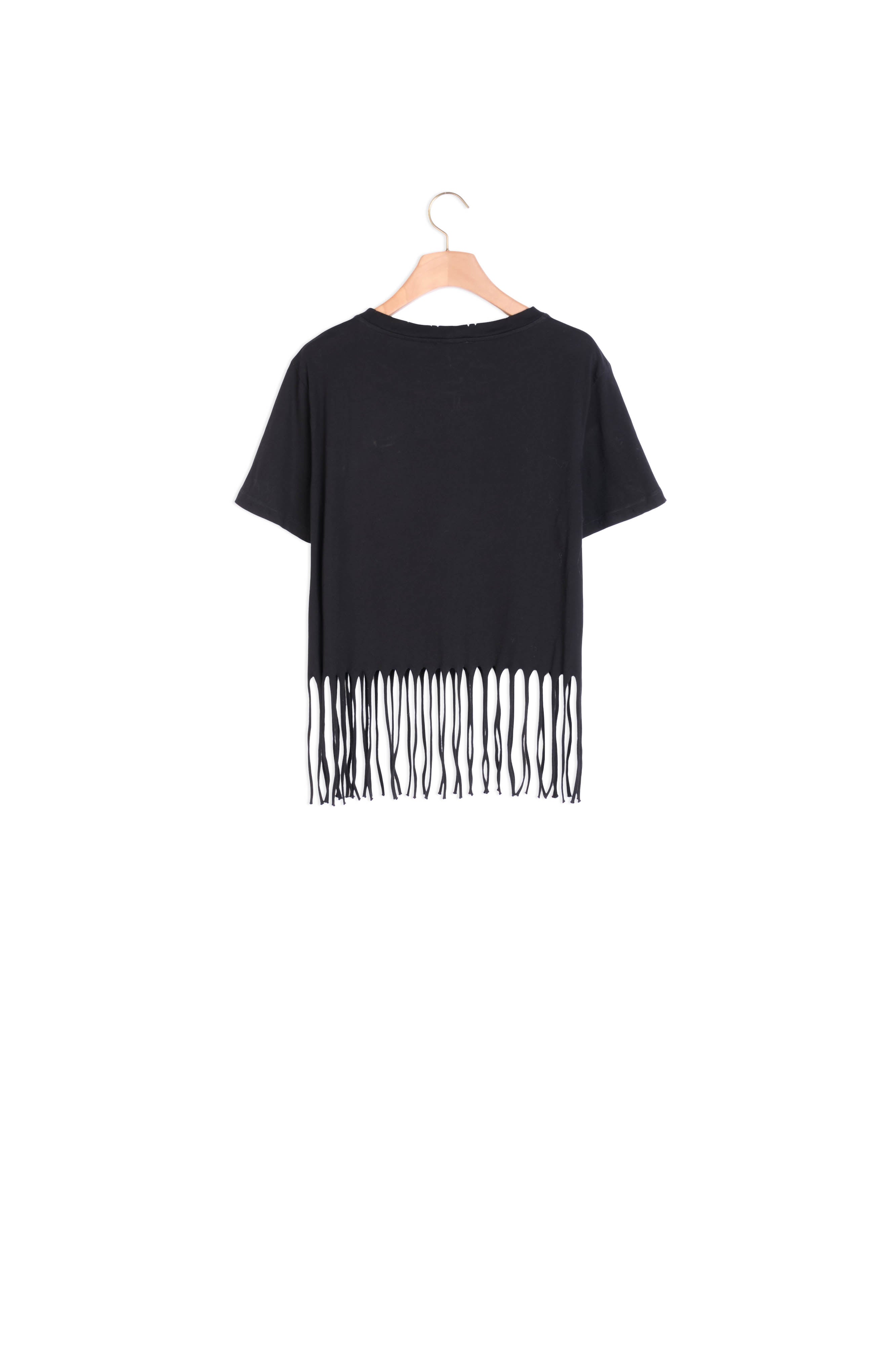 T-shirt à franges Sandro seconde main