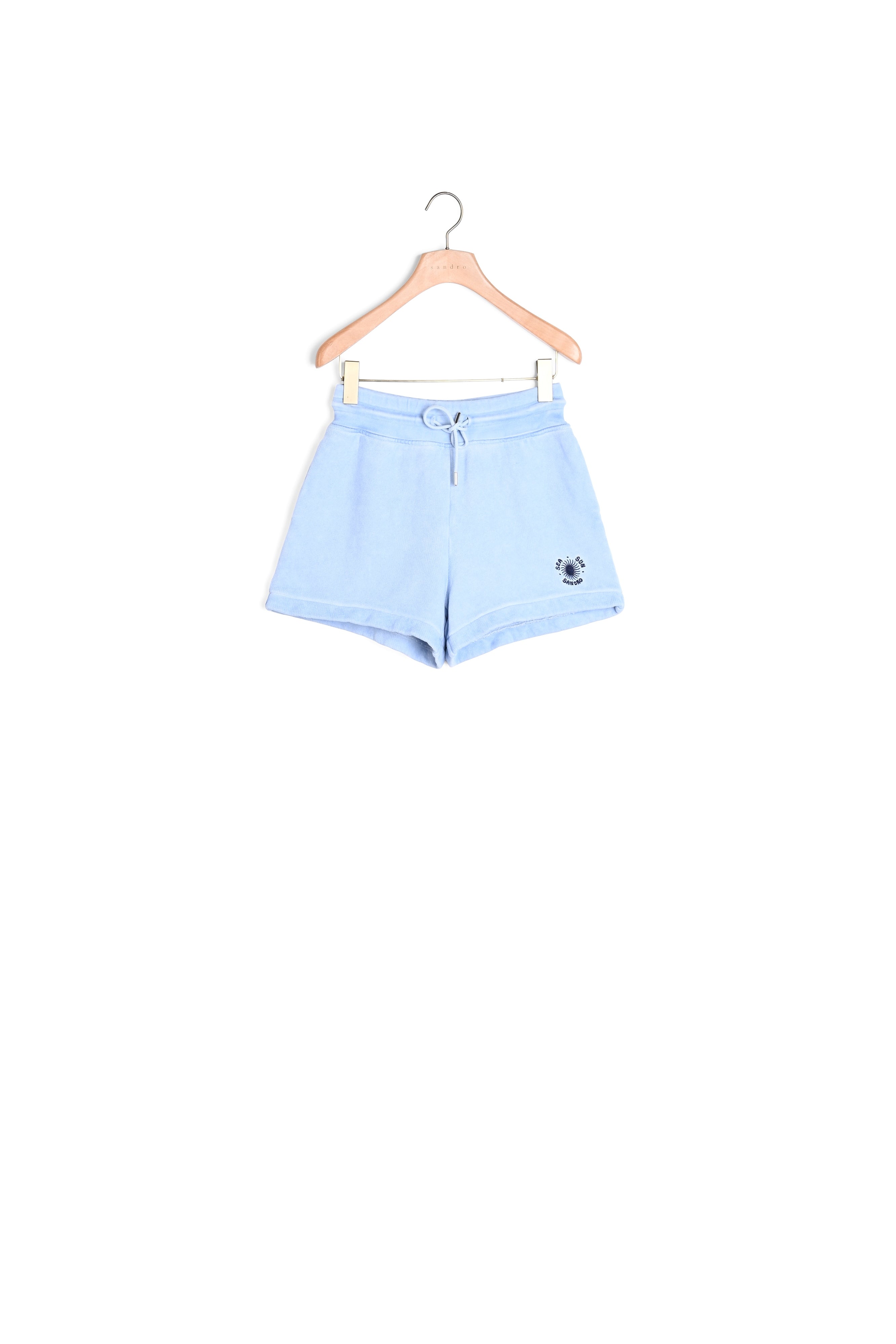 Short en coton délavé Sandro seconde main