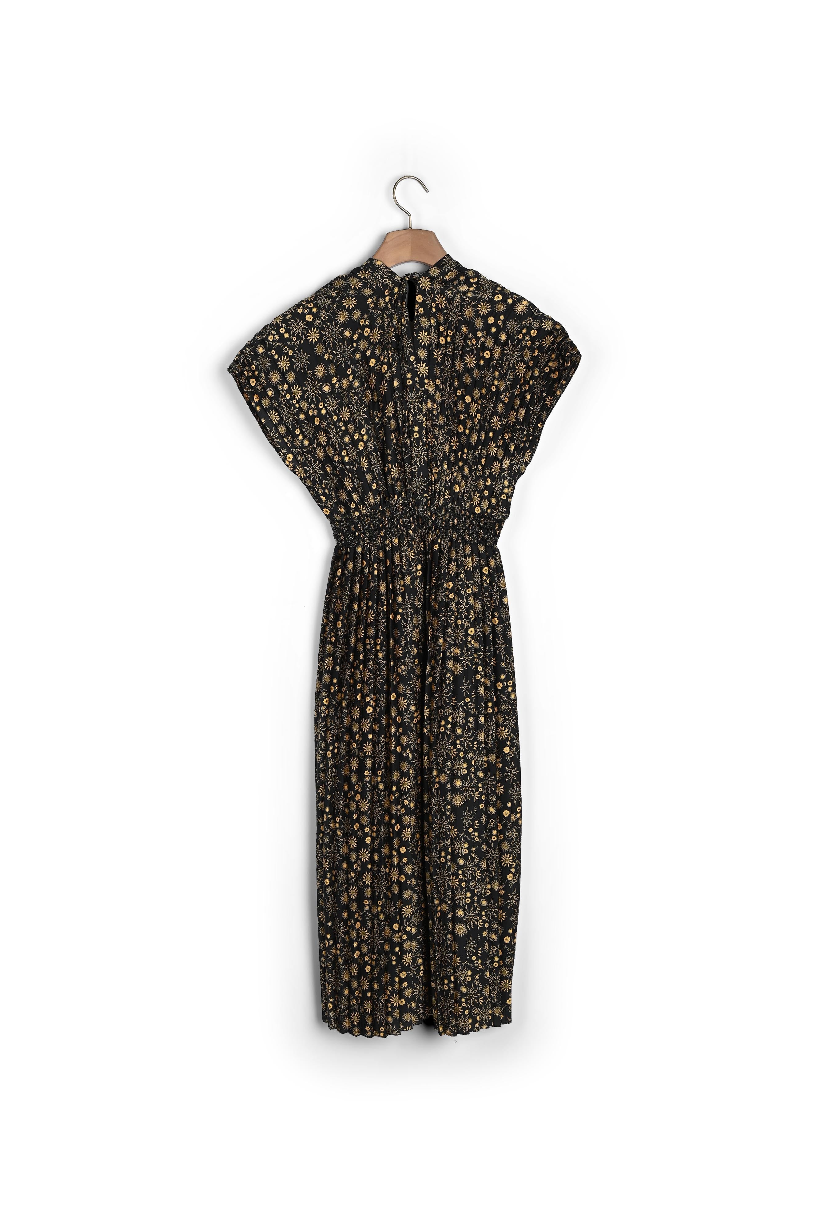 Robe longue sans manches imprimée Sandro seconde main