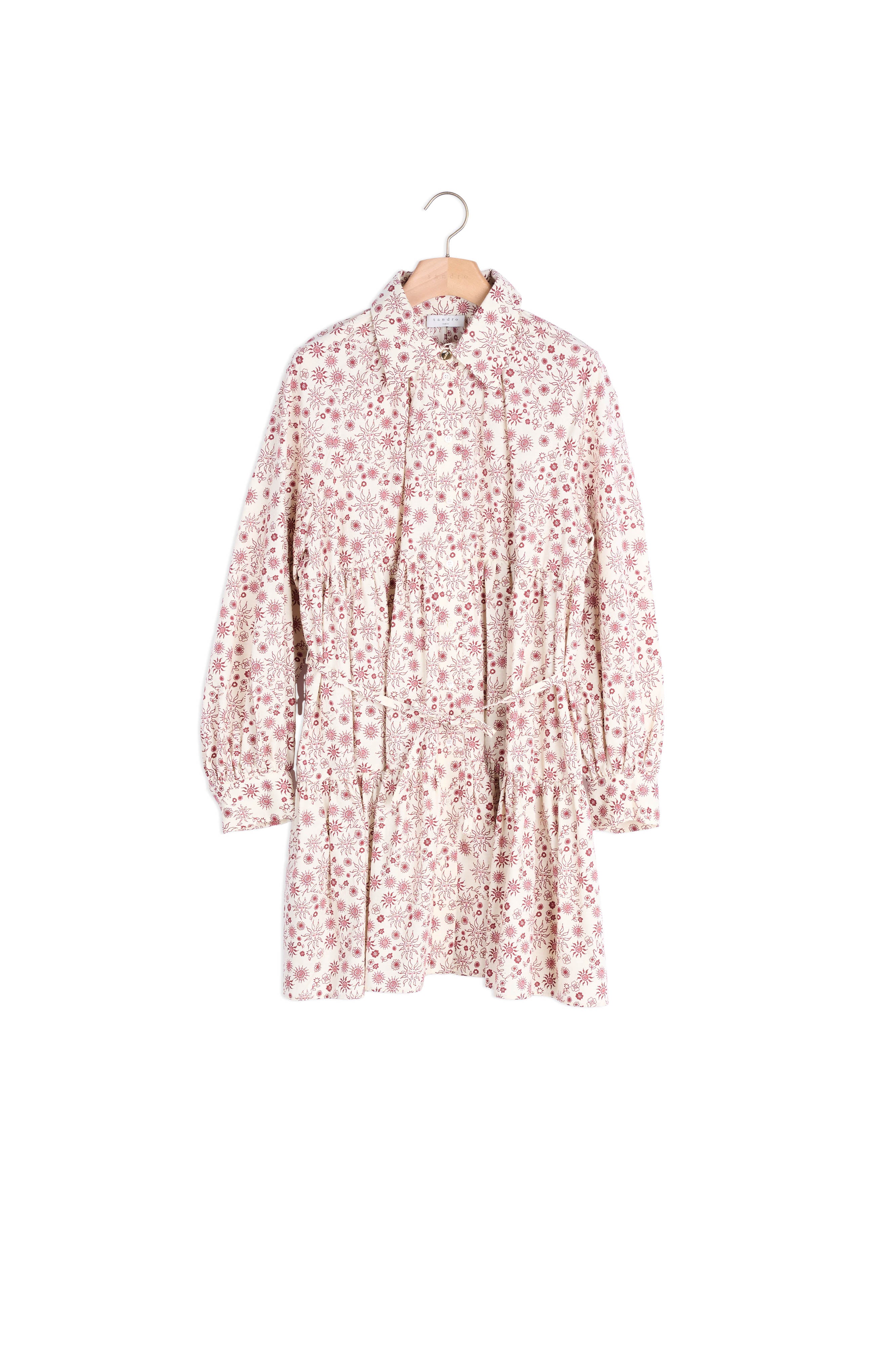 Robe Chemise imprimée évasée Sandro seconde main