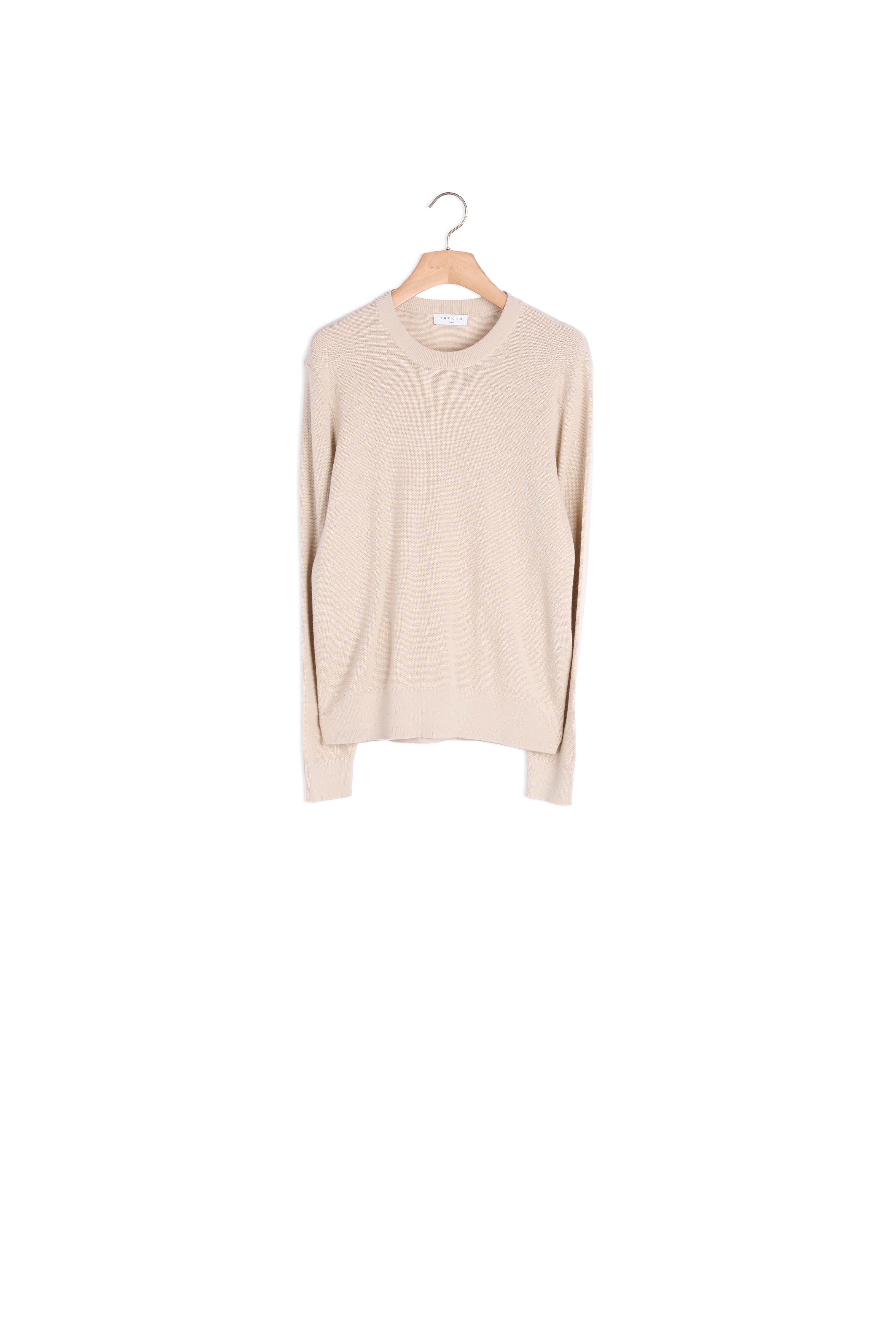Pull en point brioche Sandro seconde main