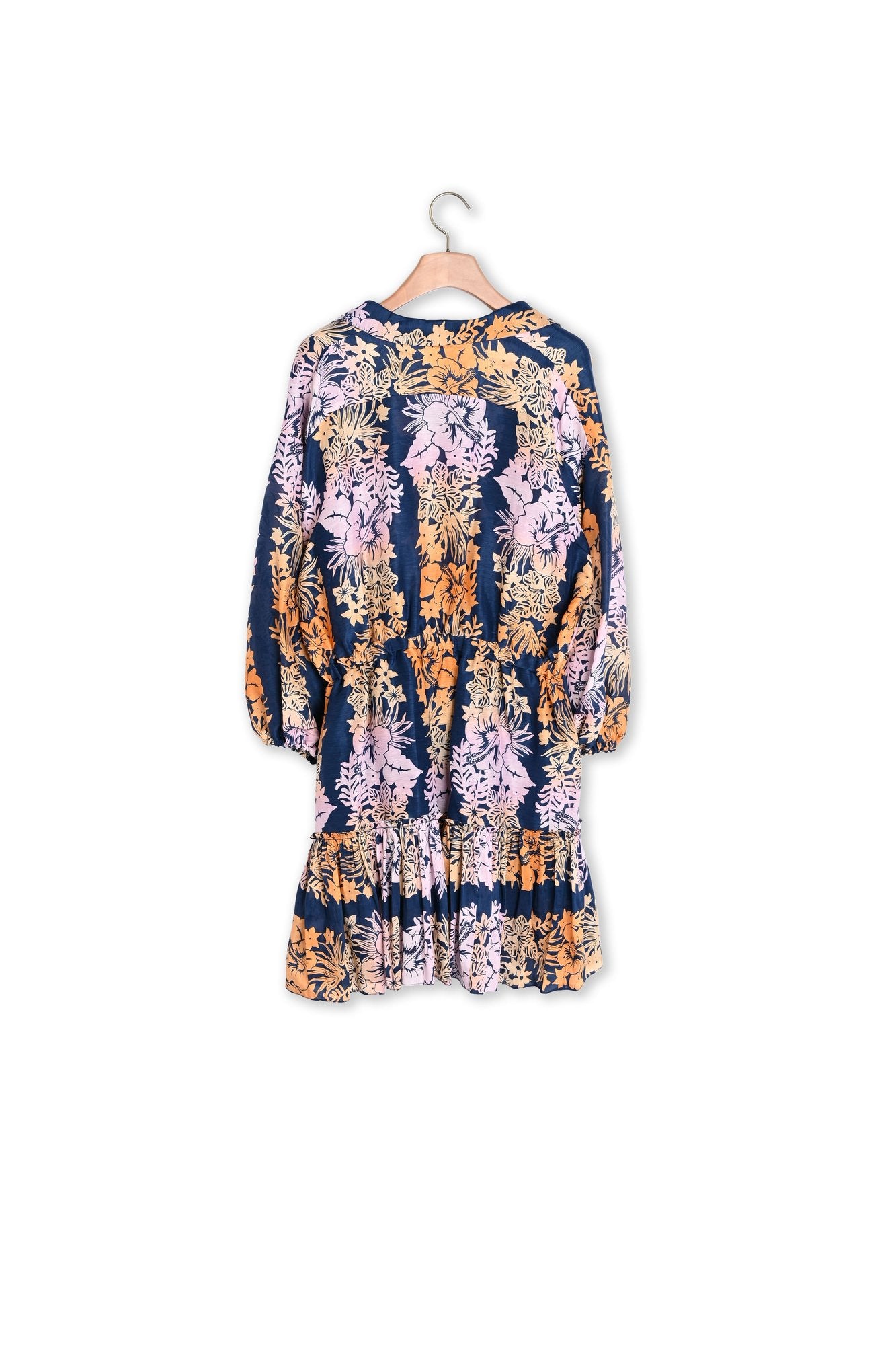 Robe courte imprimée Hawaï Sandro seconde main