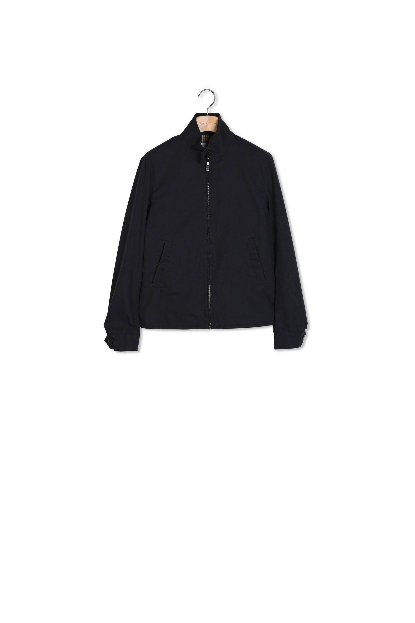 Blouson zippé en coton Sandro seconde main