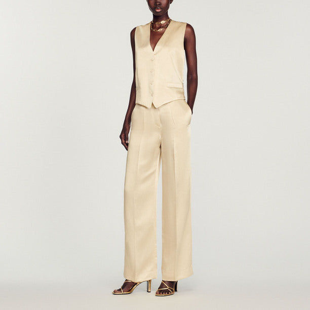 Gilet de costume Sandro seconde main