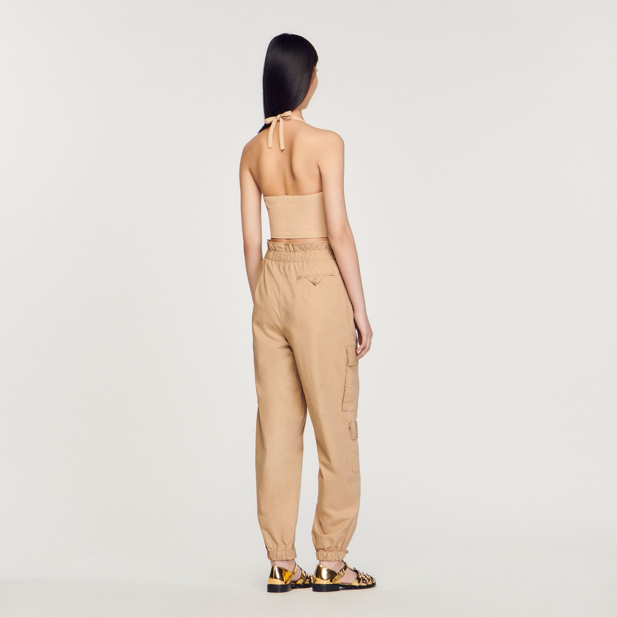 Top court en crochet Sandro seconde main