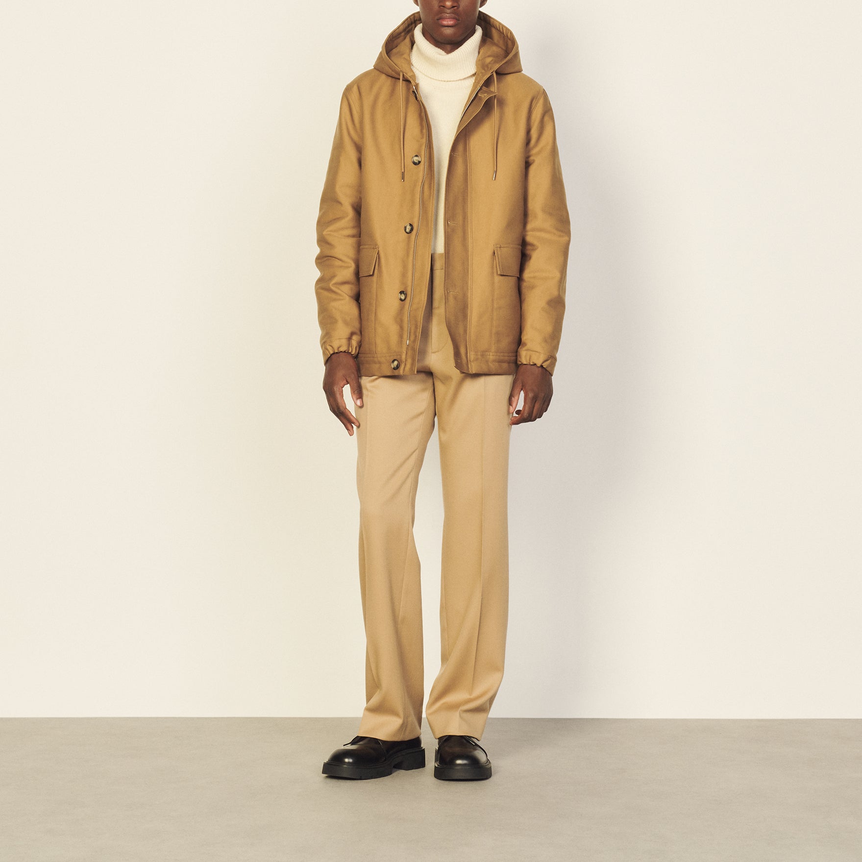 Manteau Camel Sandro seconde main