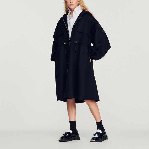 Manteau à capuche Sandro seconde main