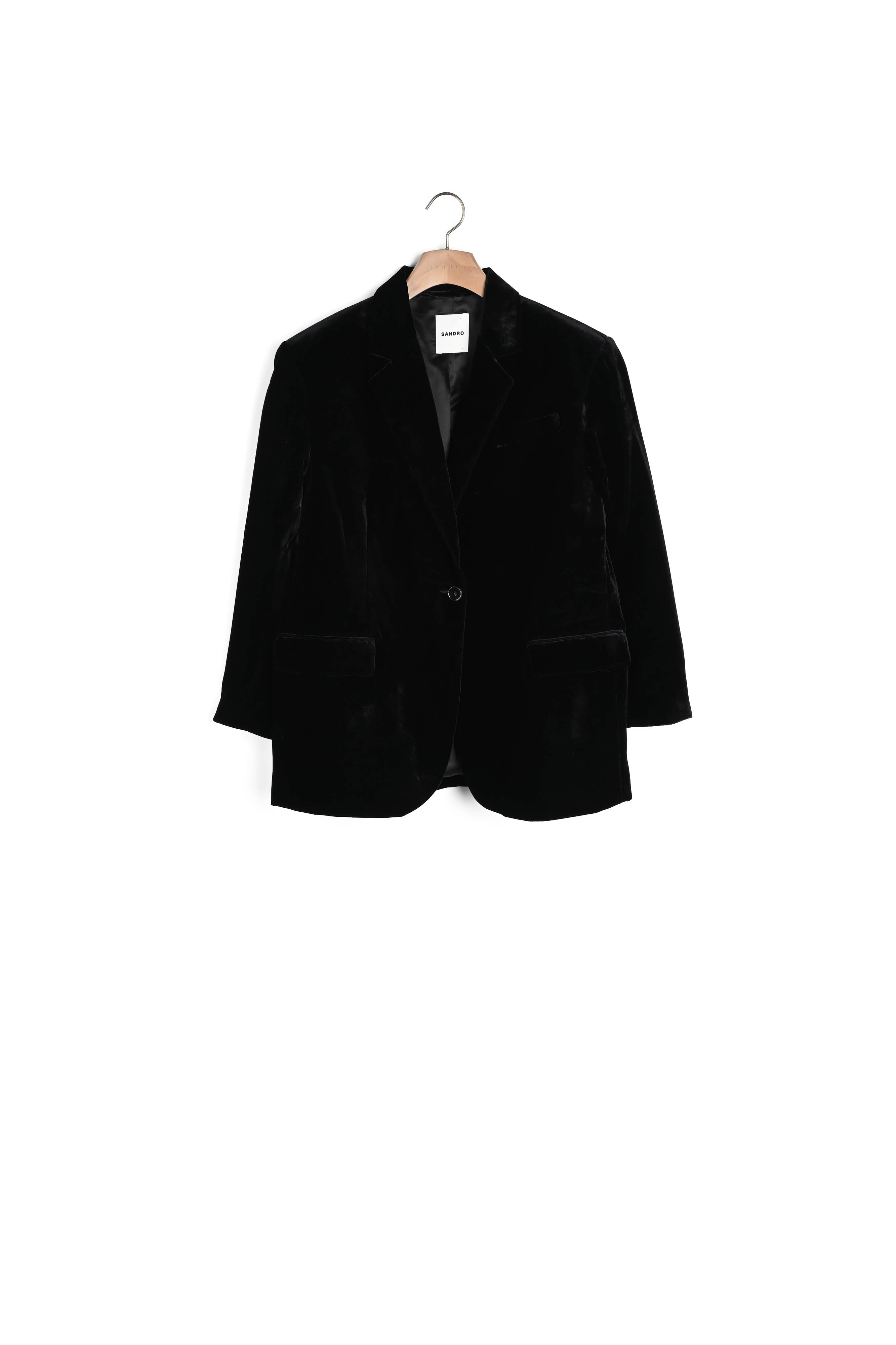 Veste de tailleur en velours Sandro seconde main