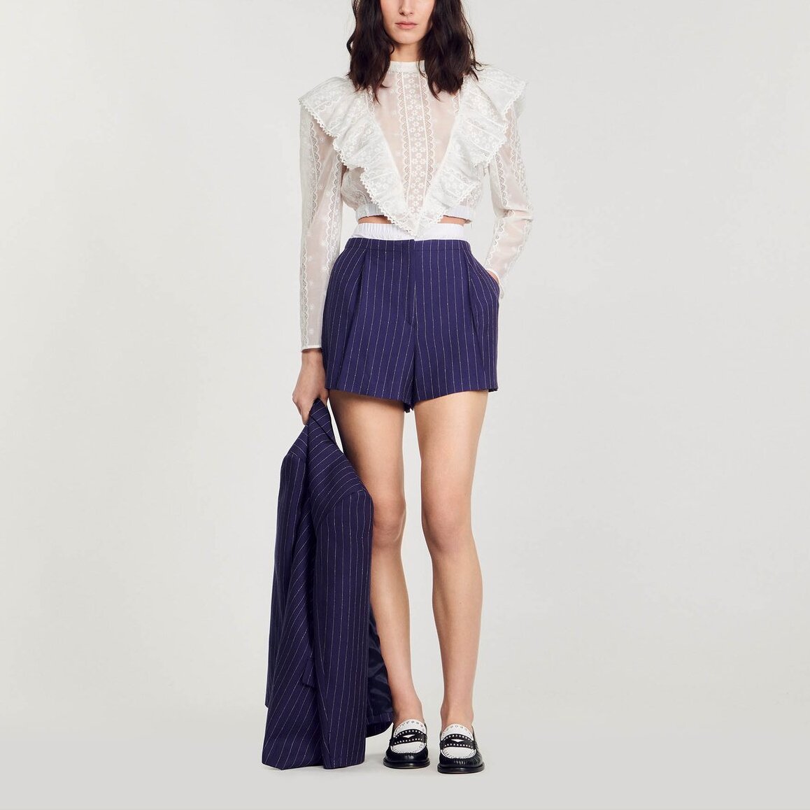 Short à rayures Sandro seconde main