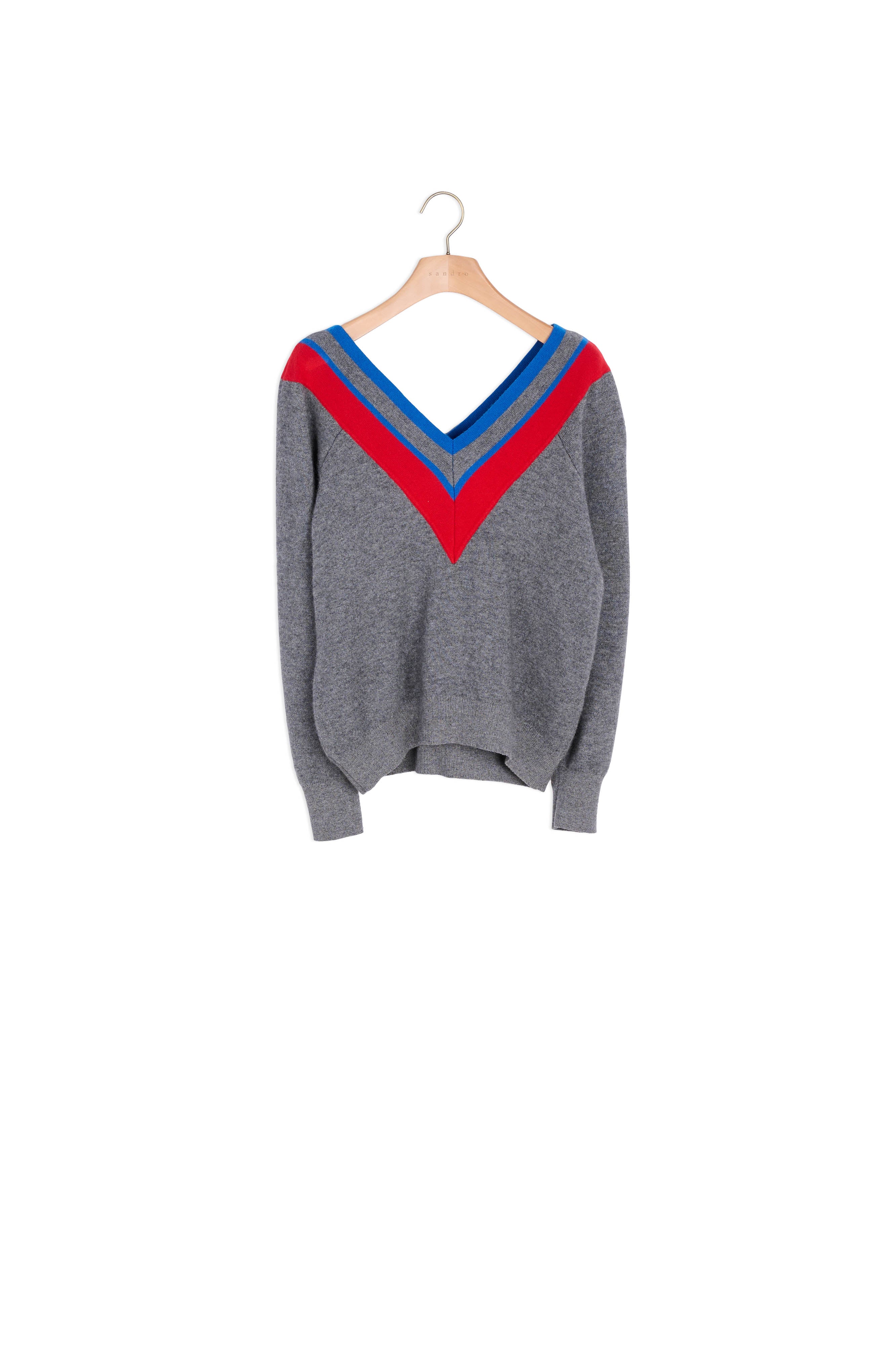 Pull décolleté avec galon Sandro seconde main