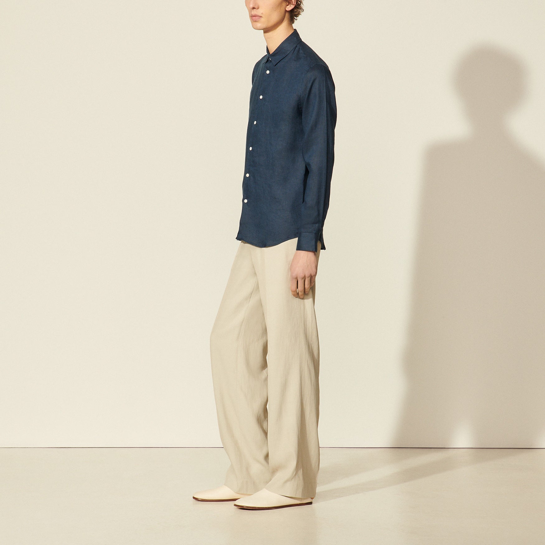 Chemise en lin Sandro seconde main