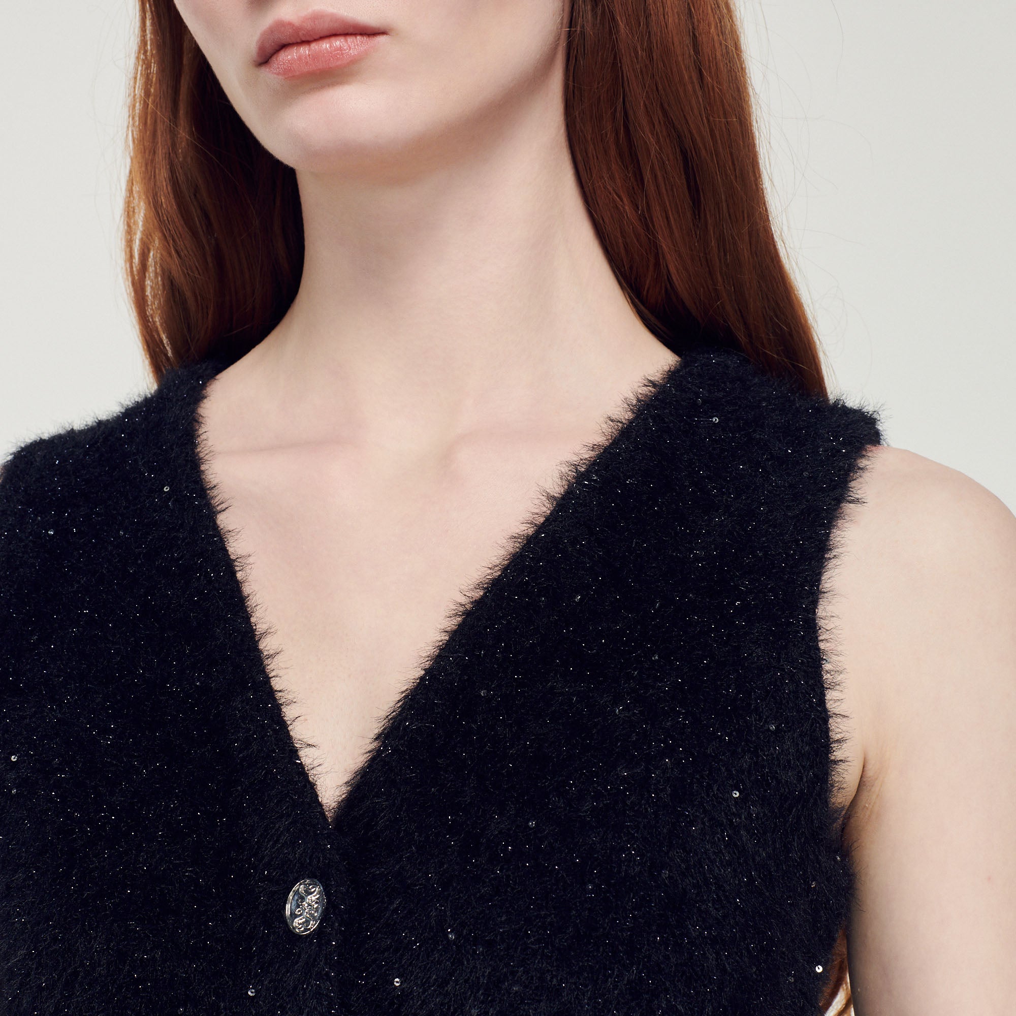 Brassière en tweed Sandro seconde main