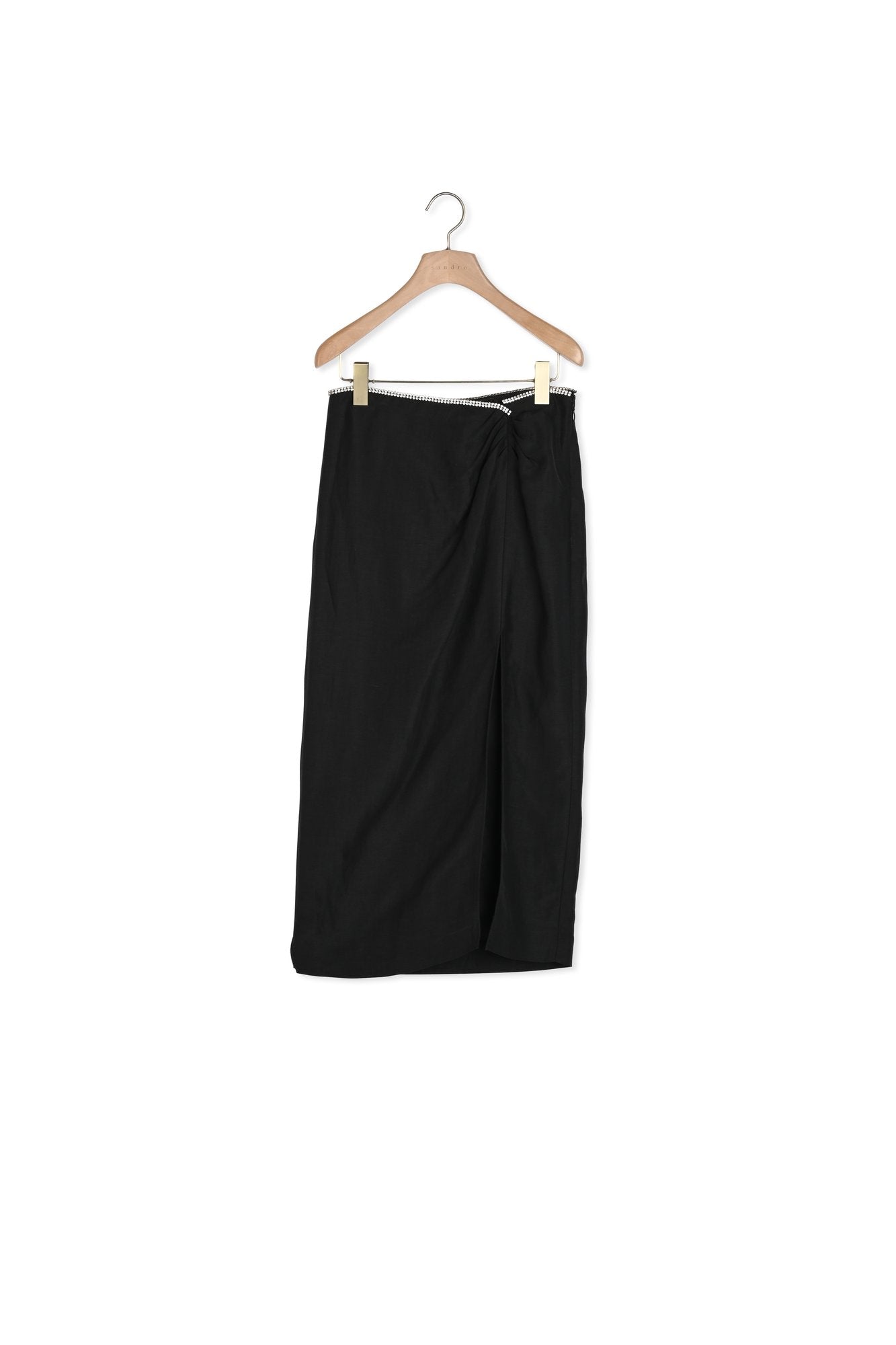 Jupe fendue strassée Sandro seconde main