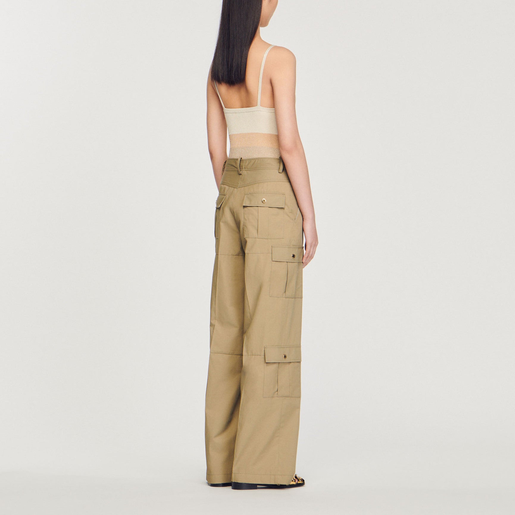 Body en Maille métallisée Sandro seconde main