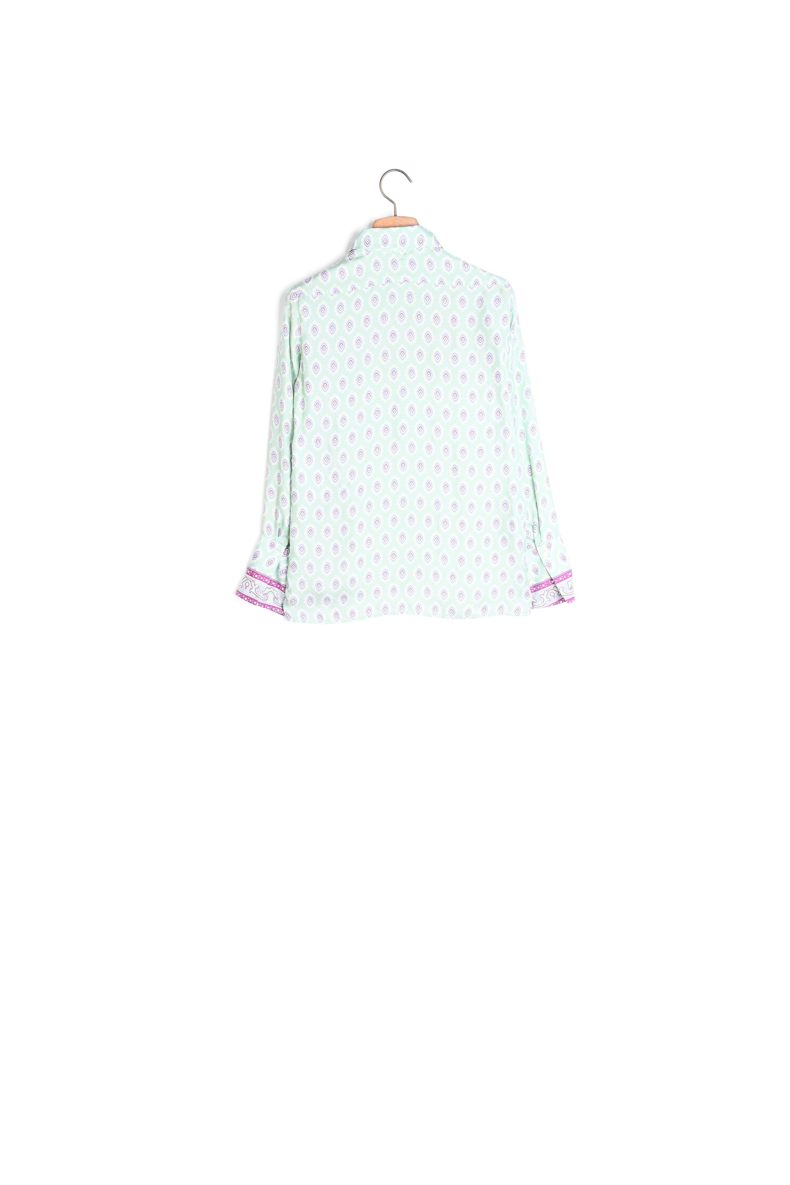 Chemise imprimée en soie Sandro seconde main