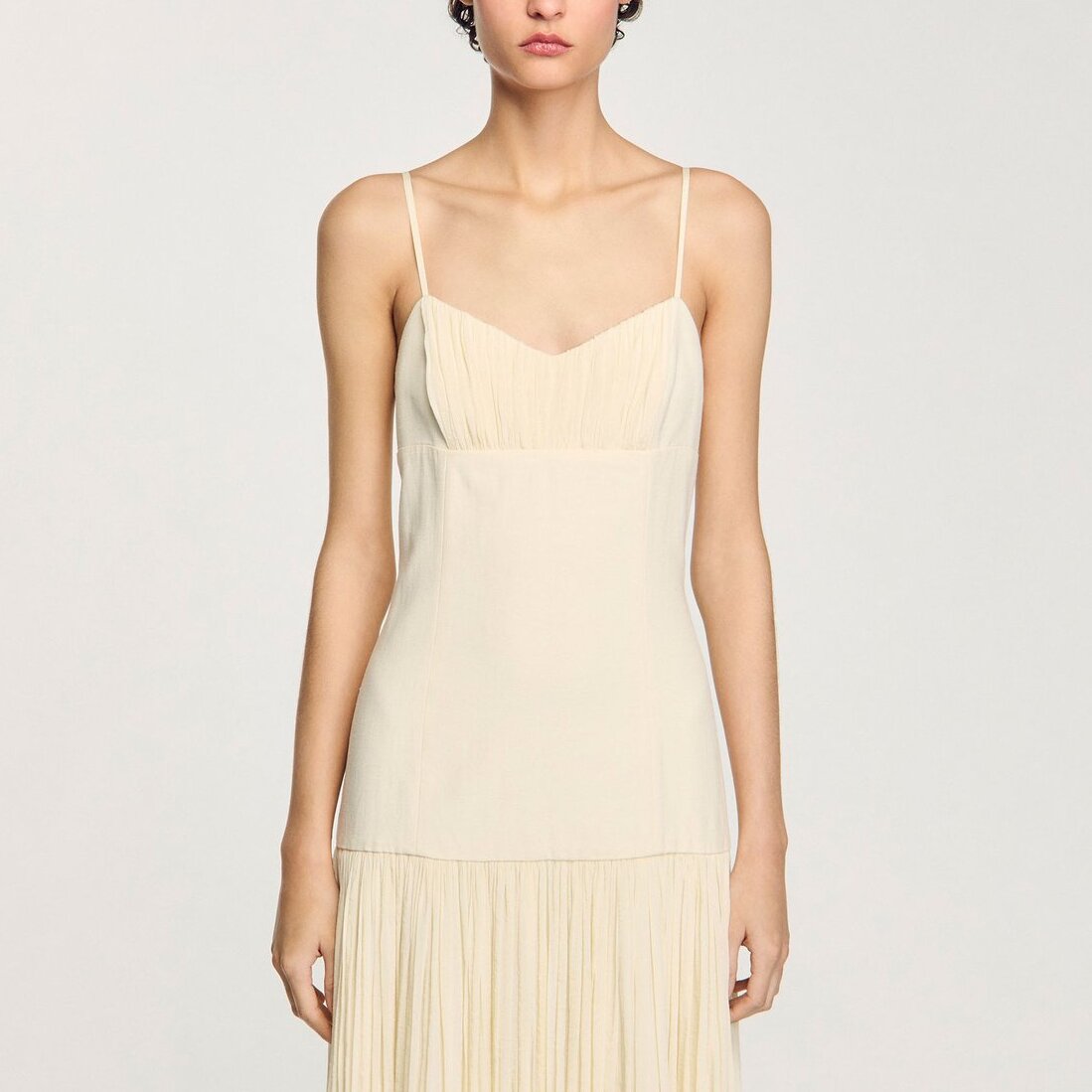 Robe longue plissée Sandro seconde main