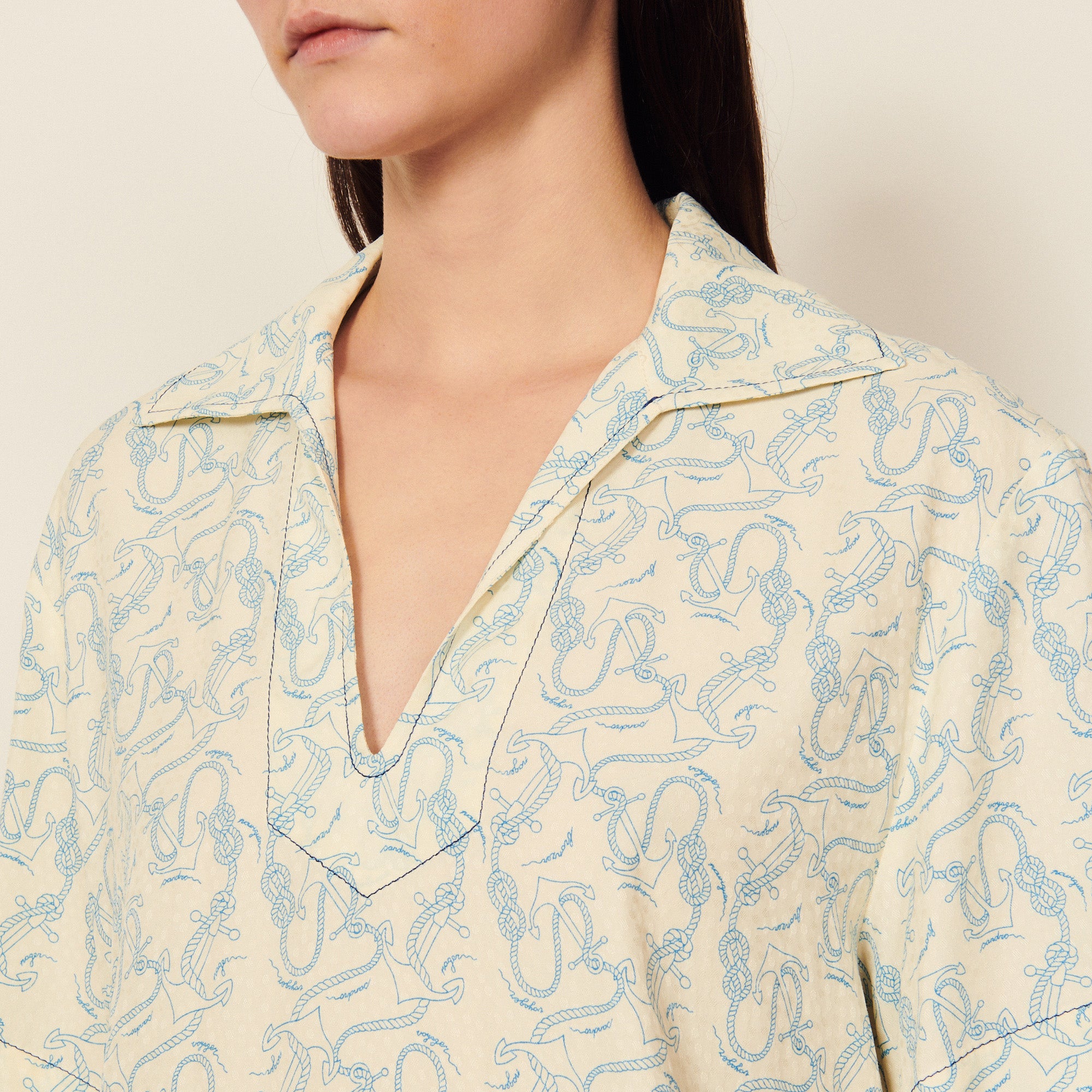 Top imprimé Sandro seconde main