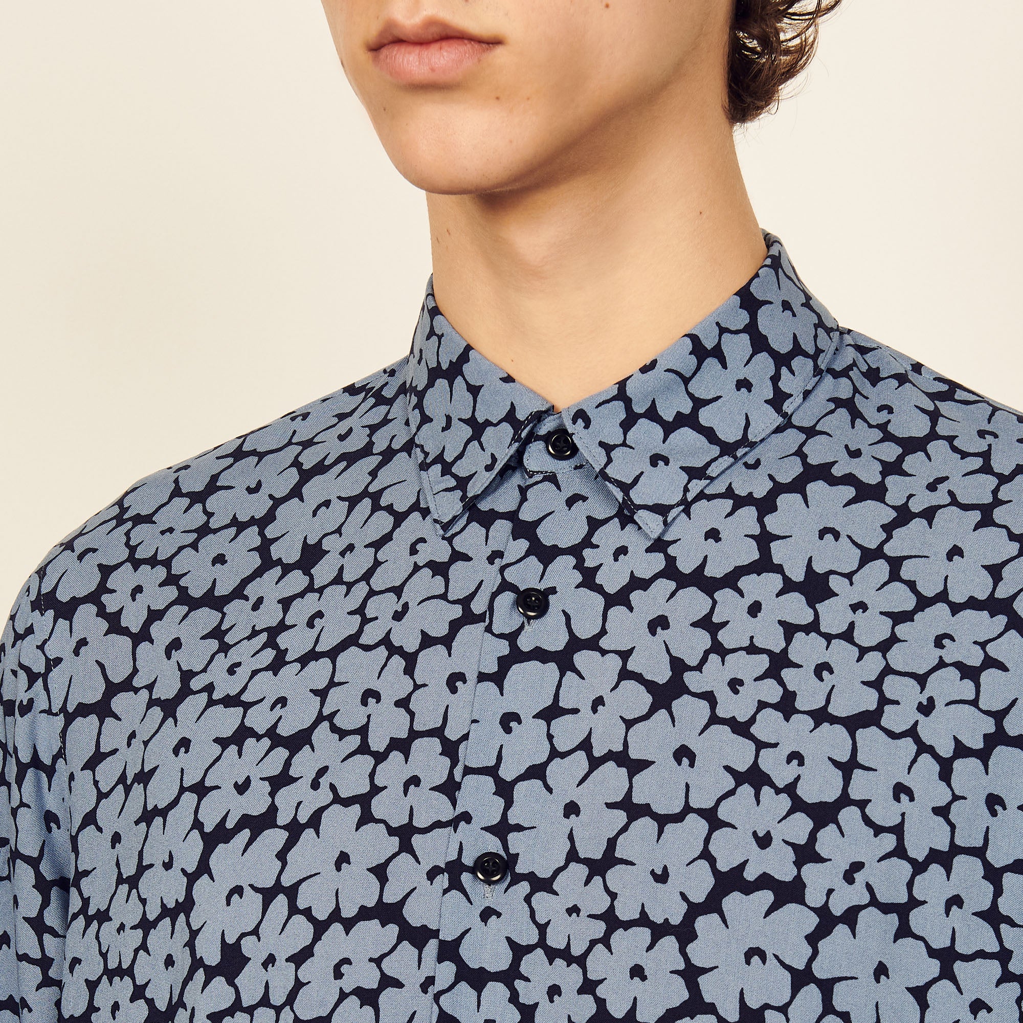 Chemise imprimée Sandro seconde main