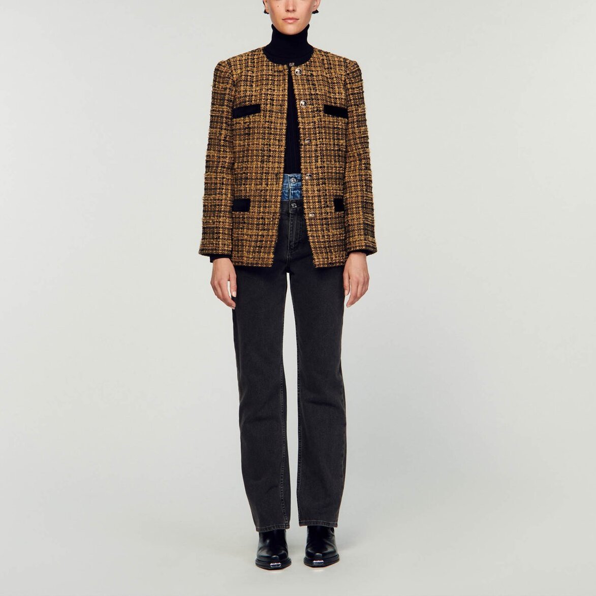 Veste en tweed Sandro seconde main