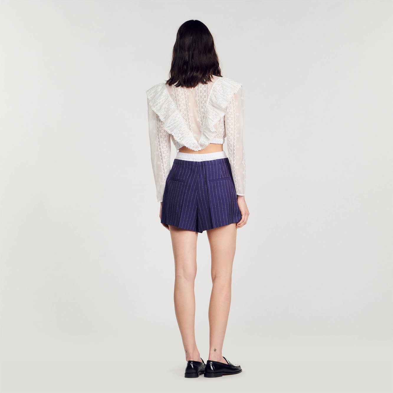 Short à rayures Sandro seconde main