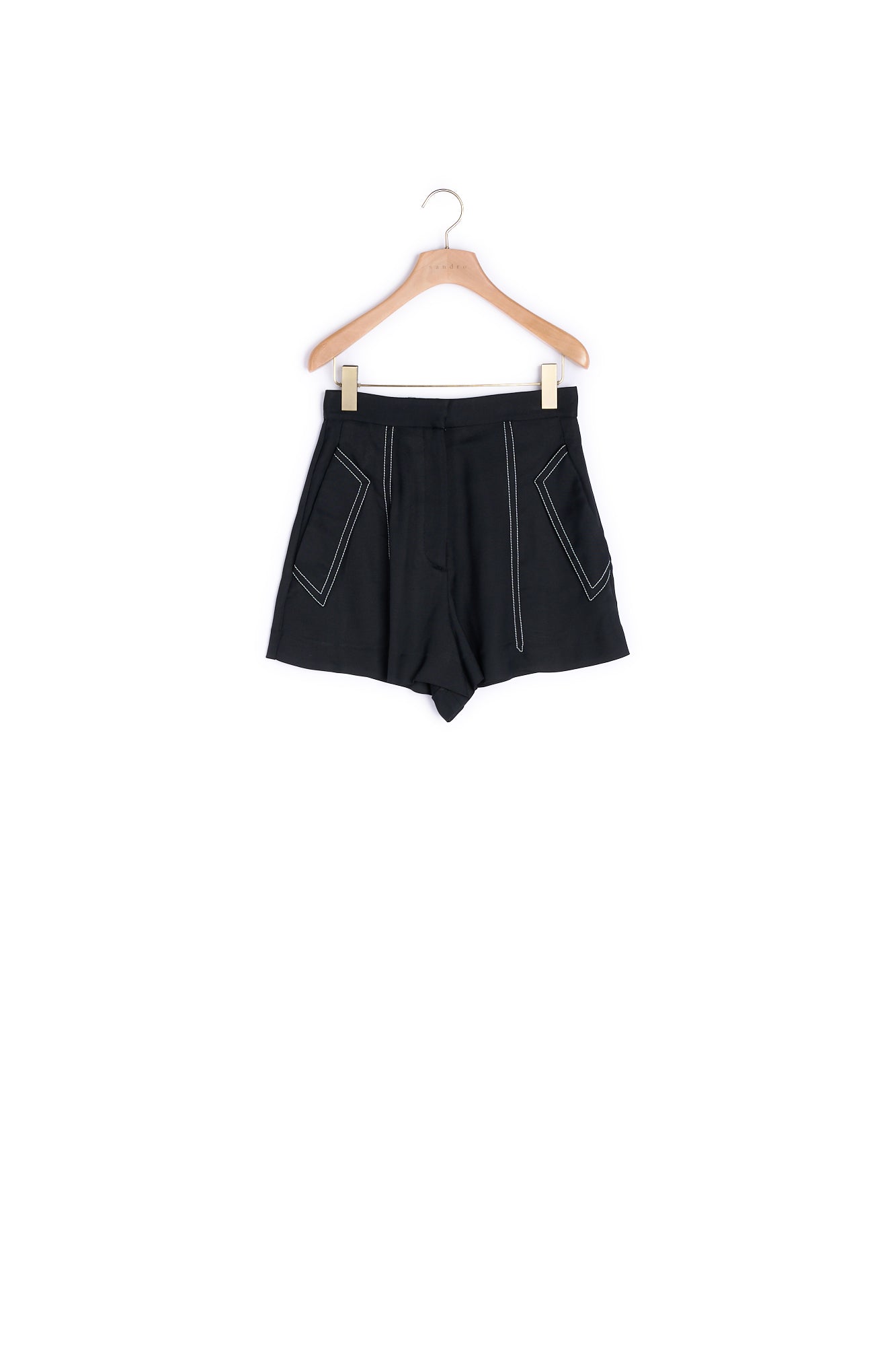 Short avec surpiqures Sandro seconde main