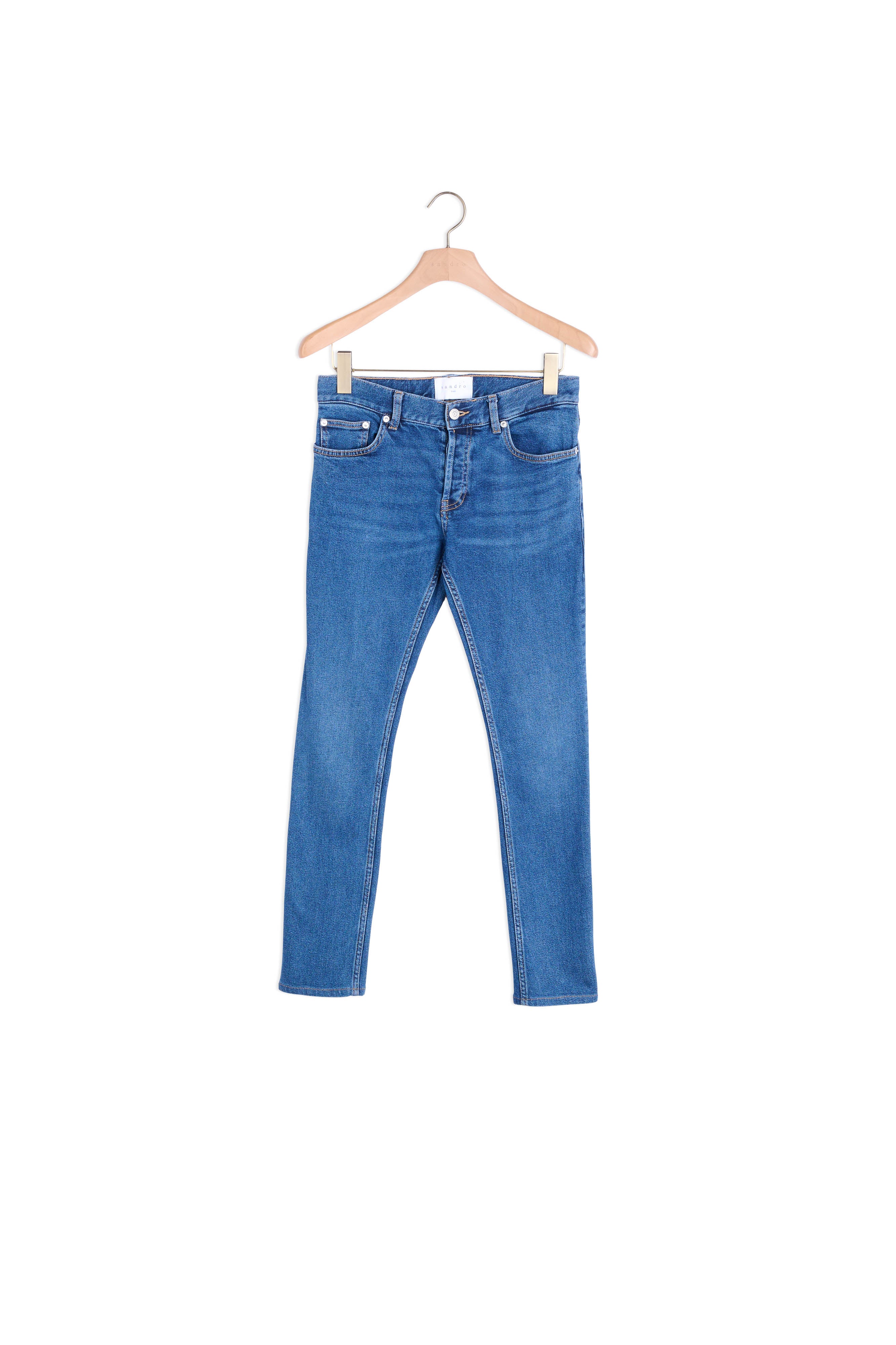 Jean délavé - Coupe skinny Sandro seconde main