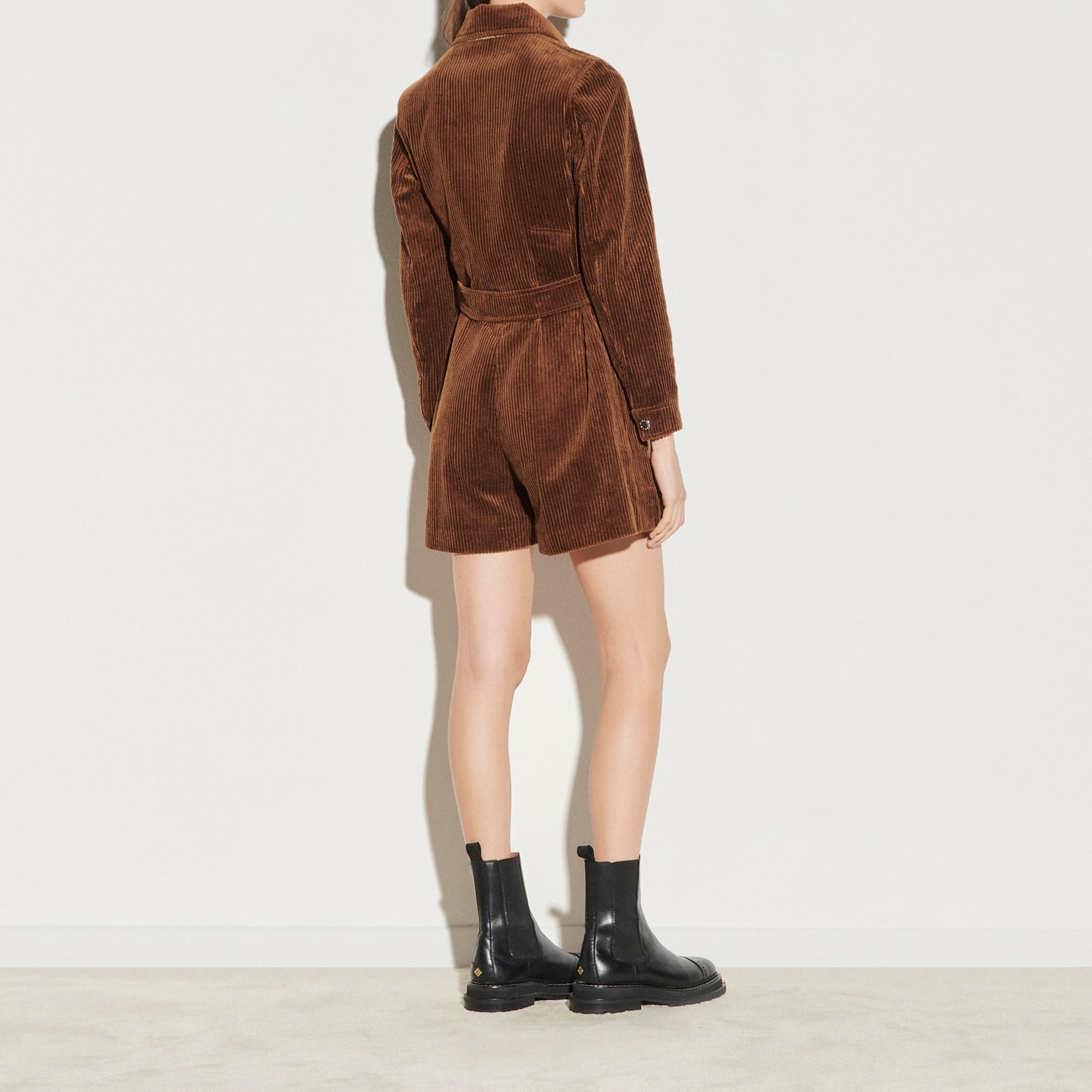 Combinaison Short en velours Sandro seconde main