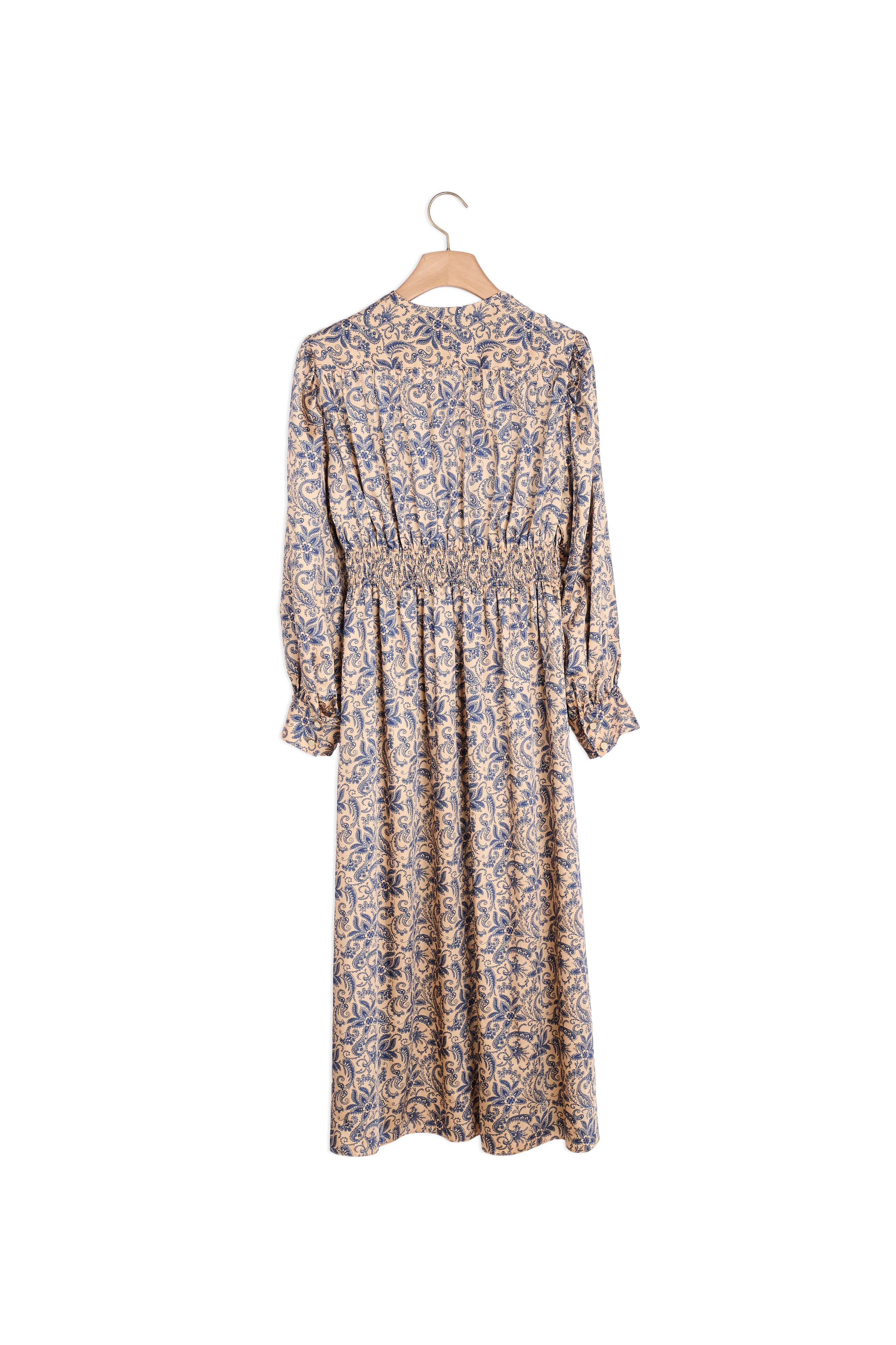 Robe longue fluide et imprimée Sandro seconde main