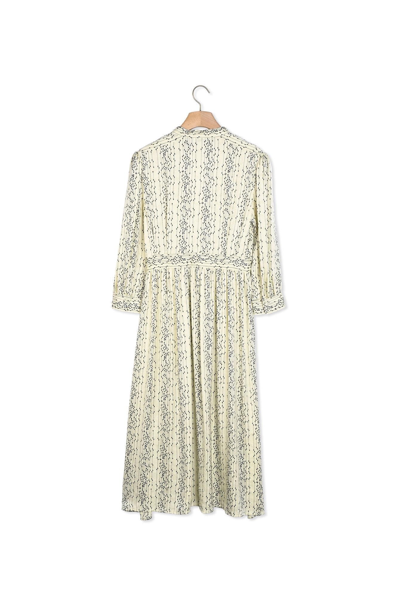 Robe longue imprimée à manches longues Sandro seconde main