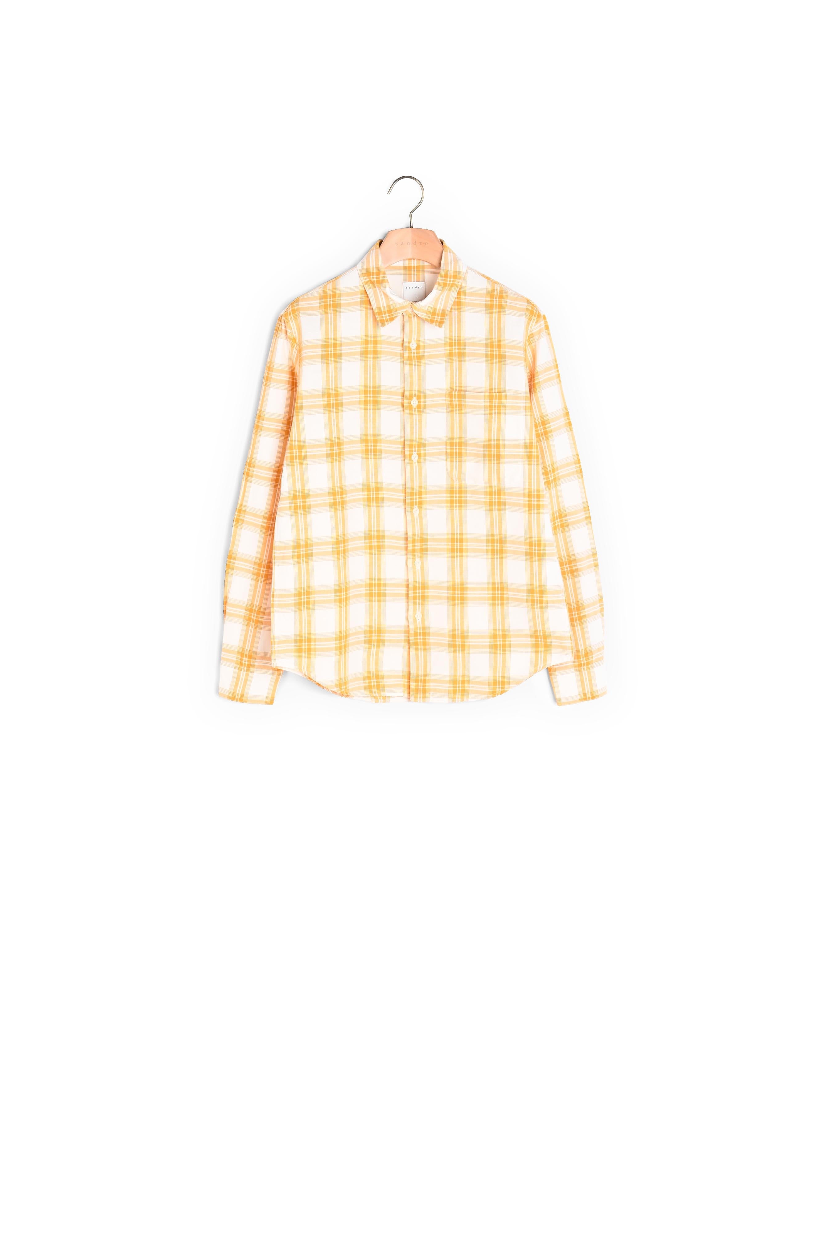 Chemise en coton à carreaux Sandro seconde main